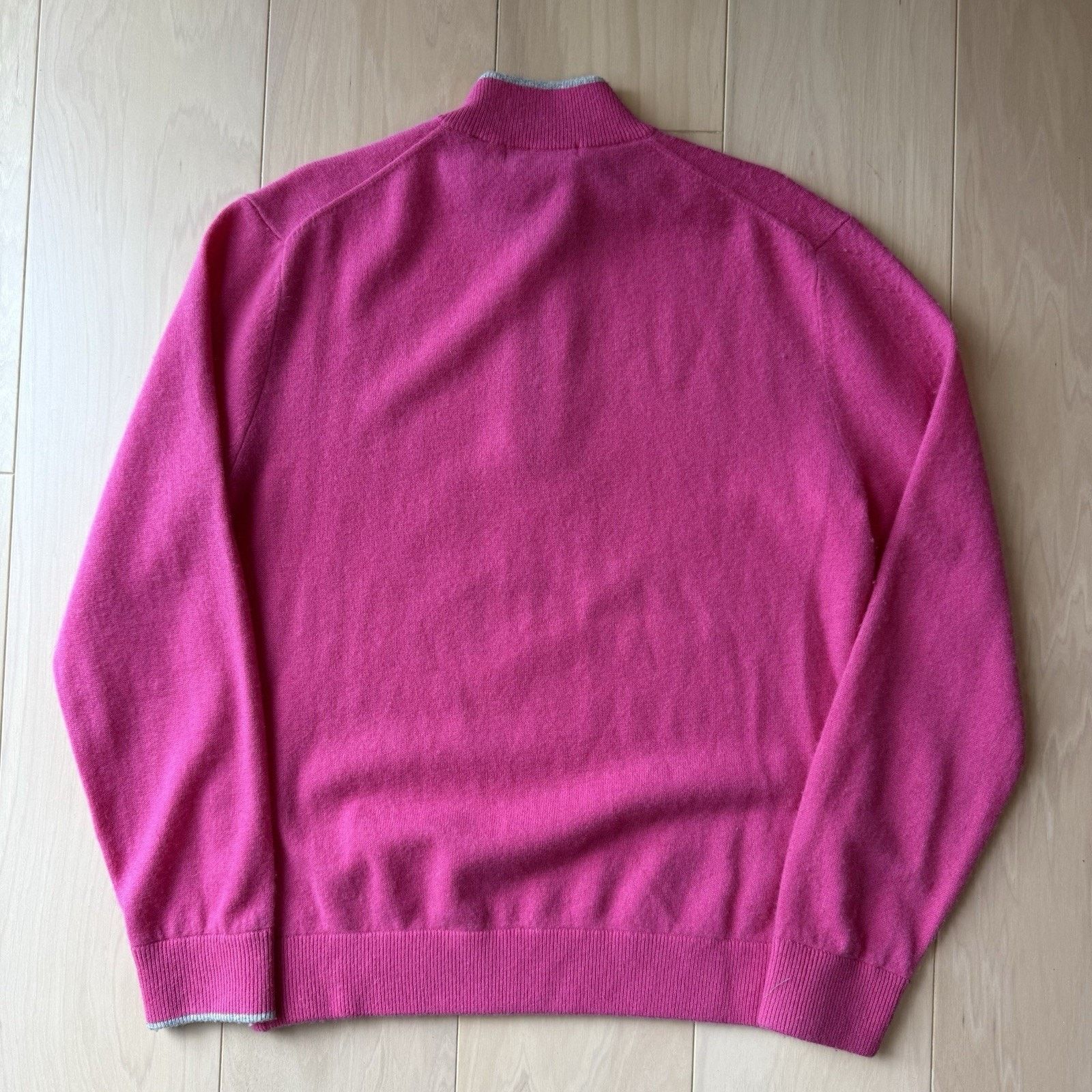 Other Copied - Greyson 1/4 Zip Pullover Pink Wool Golf Sportswear Size US M / EU 48-50 / 2 - 9 Thumbnail