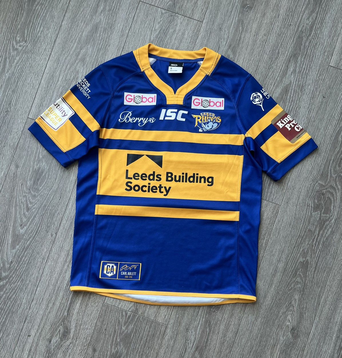 Other ISC Leeds Rhinos Rugby Jersey Blokecore Vintage Size US S / EU 44-46 / 1 - 1 Thumbnail