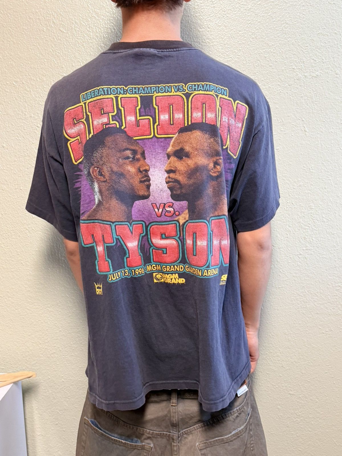 Vintage Vintage Seldon VS Tyson T Shirt Size US L / EU 52-54 / 3 - 2 Thumbnail