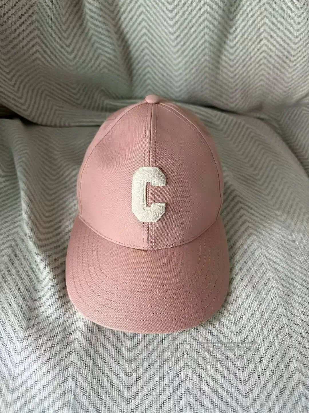 Celine CELINE size S Pink Big C Baseball Cap| Size ONE SIZE - 1 Thumbnail