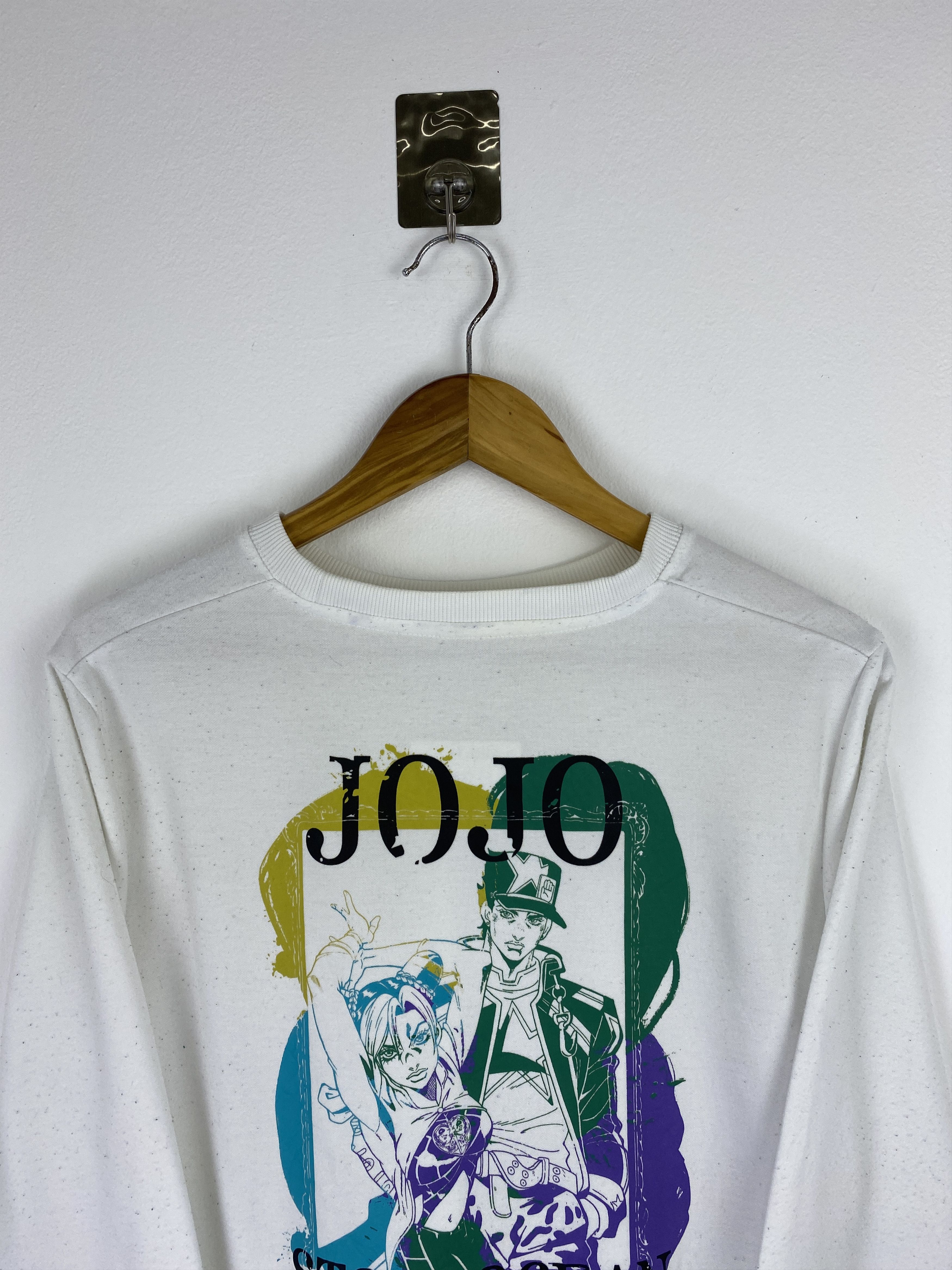 Anime Vintage JoJo Bizarre Backhit Crewneck Sweatshirt SH0471 Size US M / EU 48-50 / 2 - 2 Thumbnail