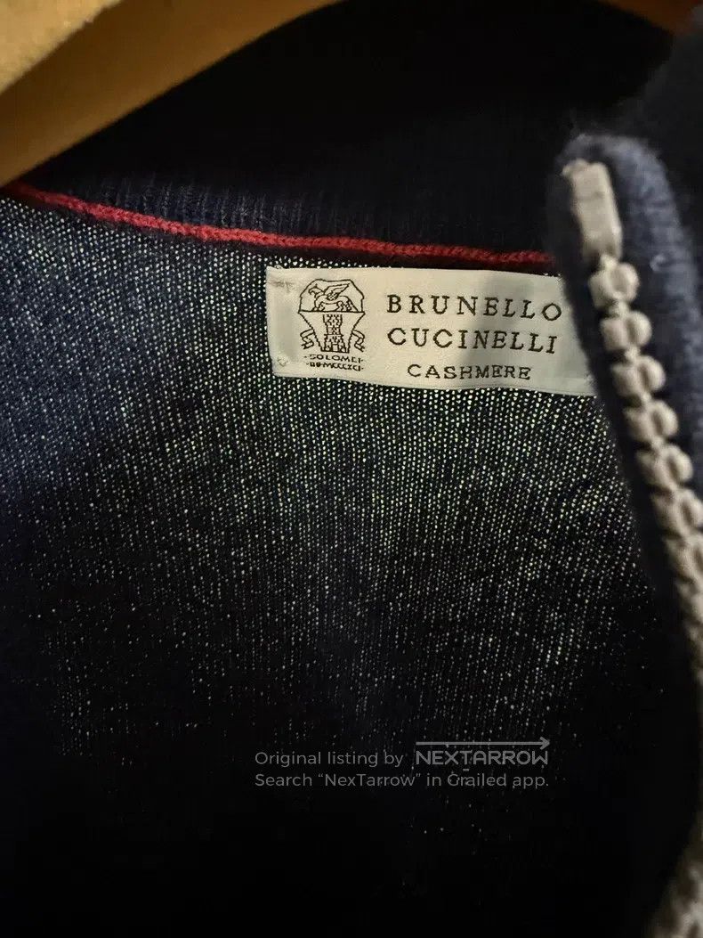Brunello Cucinelli Brunello Cucinelli Half-zip cashmere sweater Size US L / EU 52-54 / 3 - 4 Thumbnail