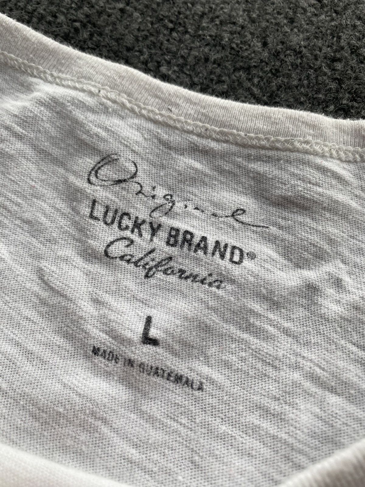 Lucky Brand 🔥Lucky Brand California Moto Racing Skull white tee L Size US L / EU 52-54 / 3 - 4 Thumbnail