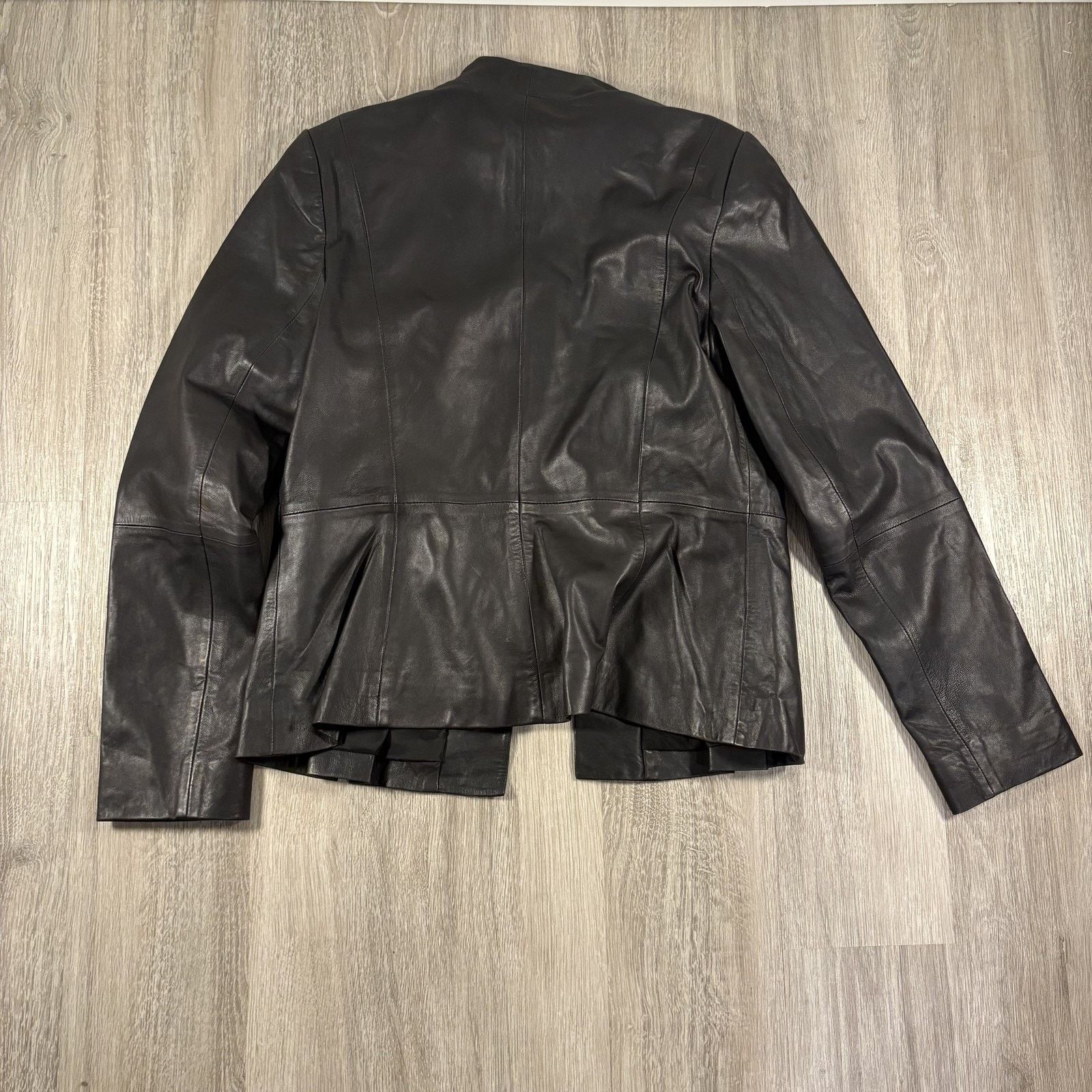 Other Emerson Rose Women's Leather Jacket Black Open Blazer Size L Size L / US 10 / IT 46 - 8 Thumbnail