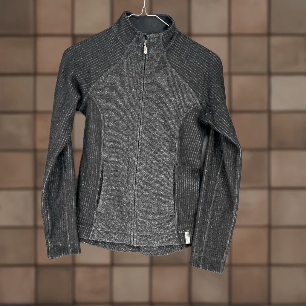 Mountain Hardwear Mountain Hardwear Sarafin Jacket Wool Blend Womens Size XS Black and Gray Size XS / US 0-2 / IT 36-38 - 1 Thumbnail