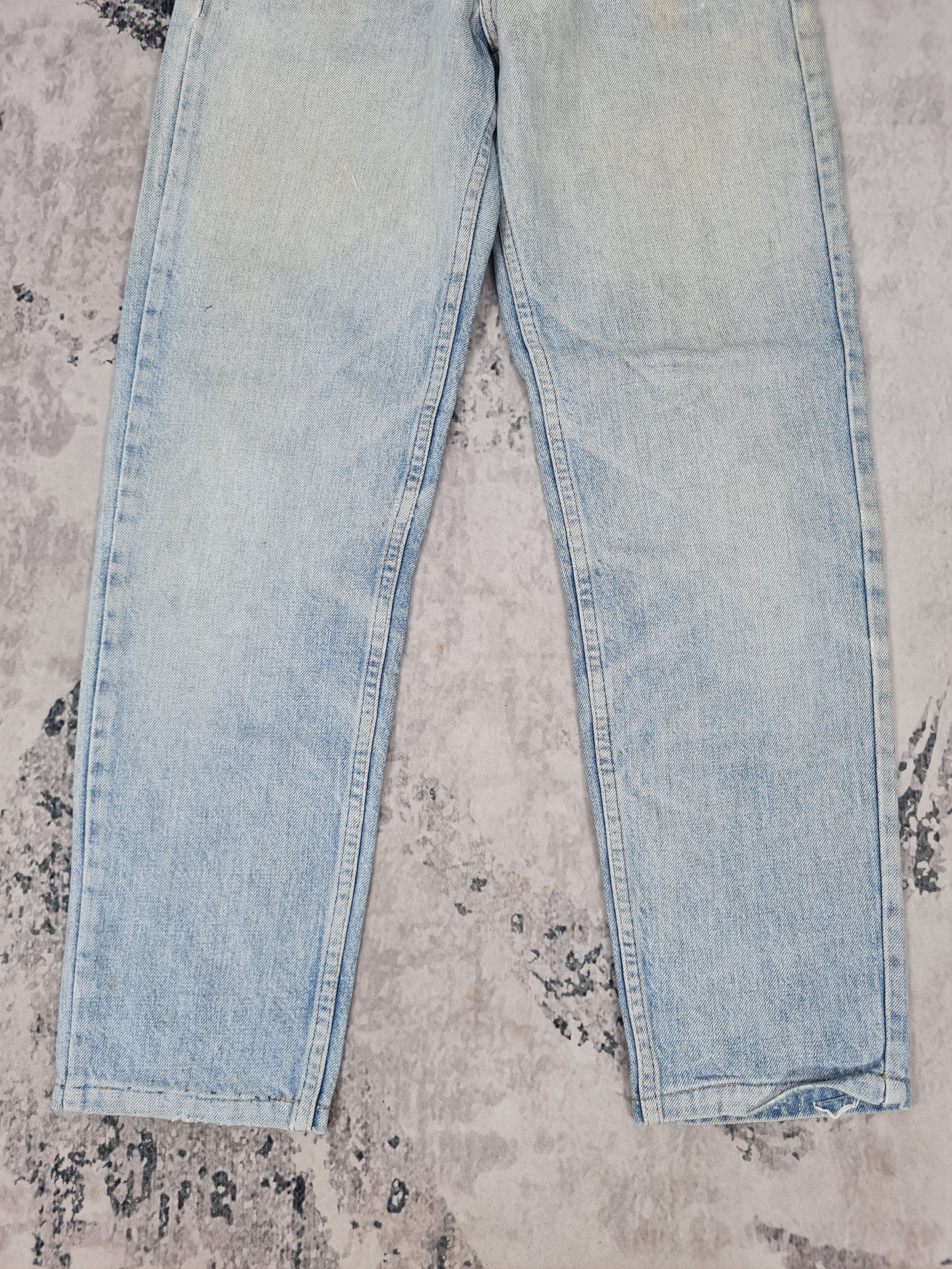 Levi's Vintage Clothing Vtg LEVIS 603 Slim Cut Light Blue Jeans L0368 Size 29X28 Size US 33 - 3 Thumbnail