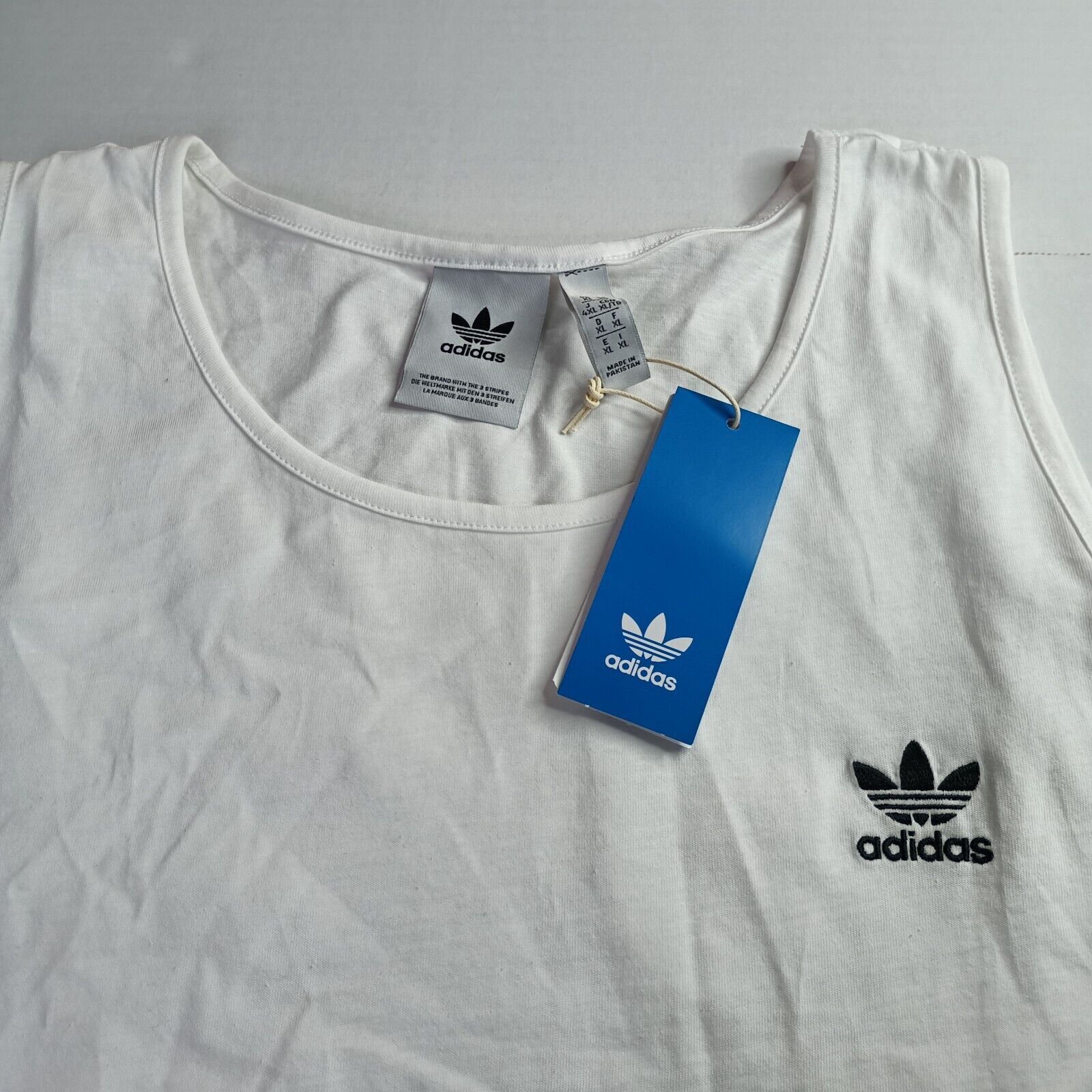 Adidas Adidas Originals Essentials Tank Top Men’s XL White Athletic Size US XL / EU 56 / 4 - 2 Thumbnail