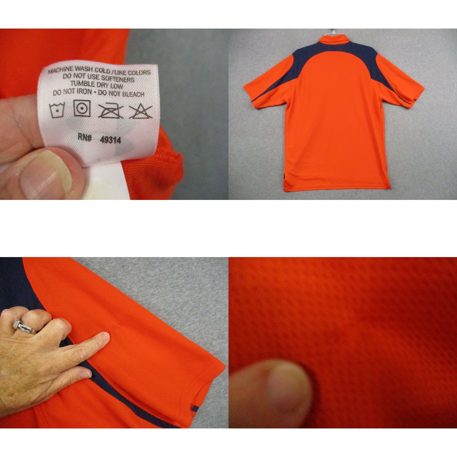 Under Armour VINTAGE Auburn Tigers Polo Shirt Under Armour Medium Short Sleeve Orange Size US L / EU 52-54 / 3 - 8 Thumbnail