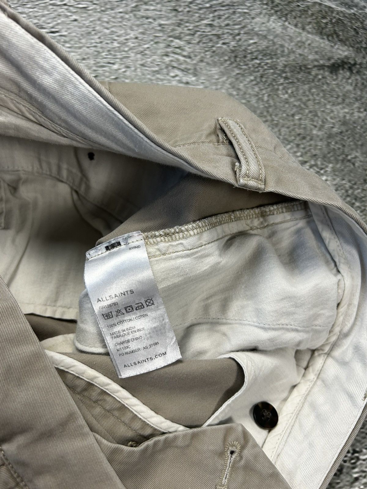 Allsaints Allsaints Charge Chino Pants Beige Size US 34 / EU 50 - 5 Thumbnail