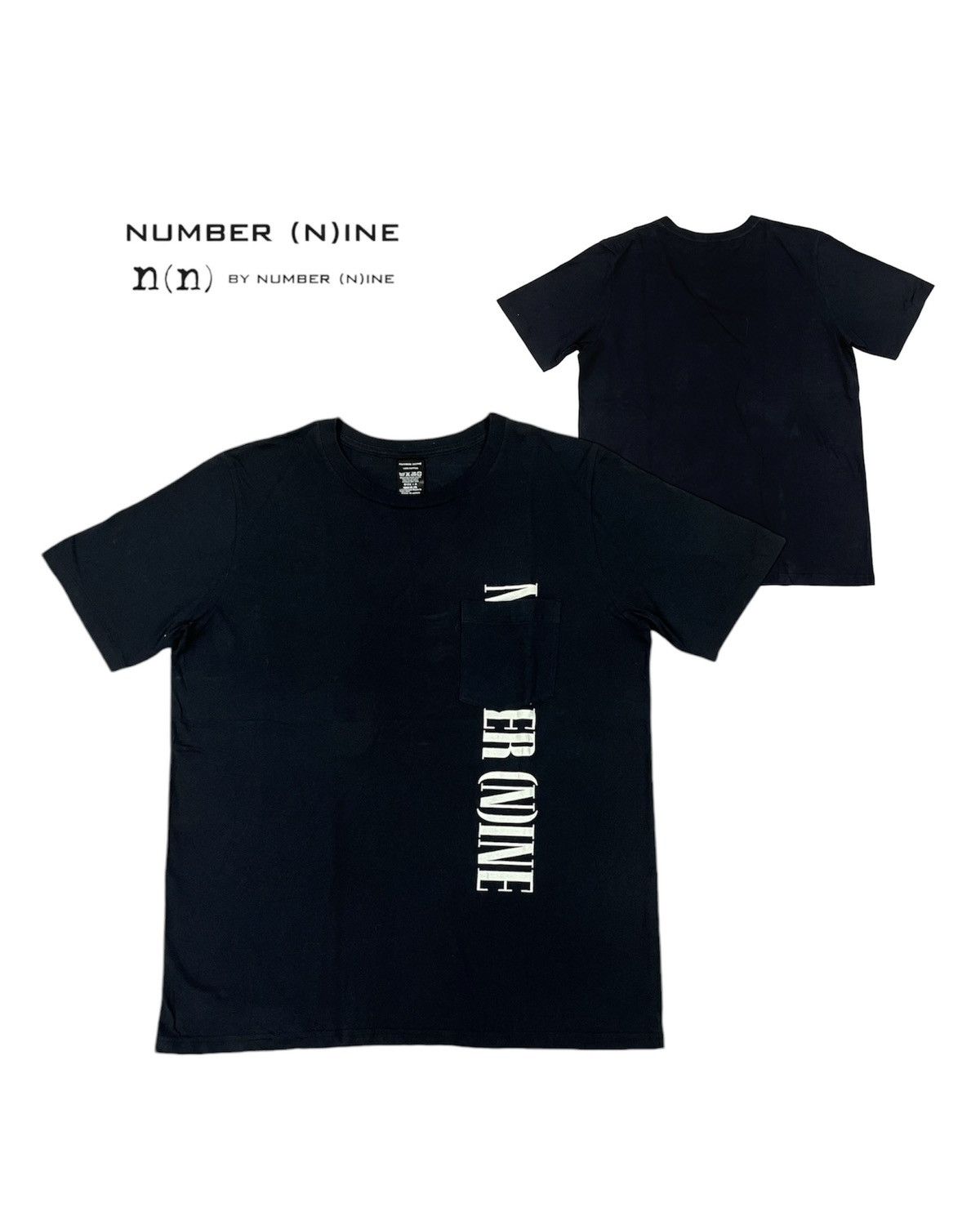 Japanese Brand × Number (N)ine Number (N)ine Big Logo Spell Out T shirt Size US L / EU 52-54 / 3 - 1 Thumbnail