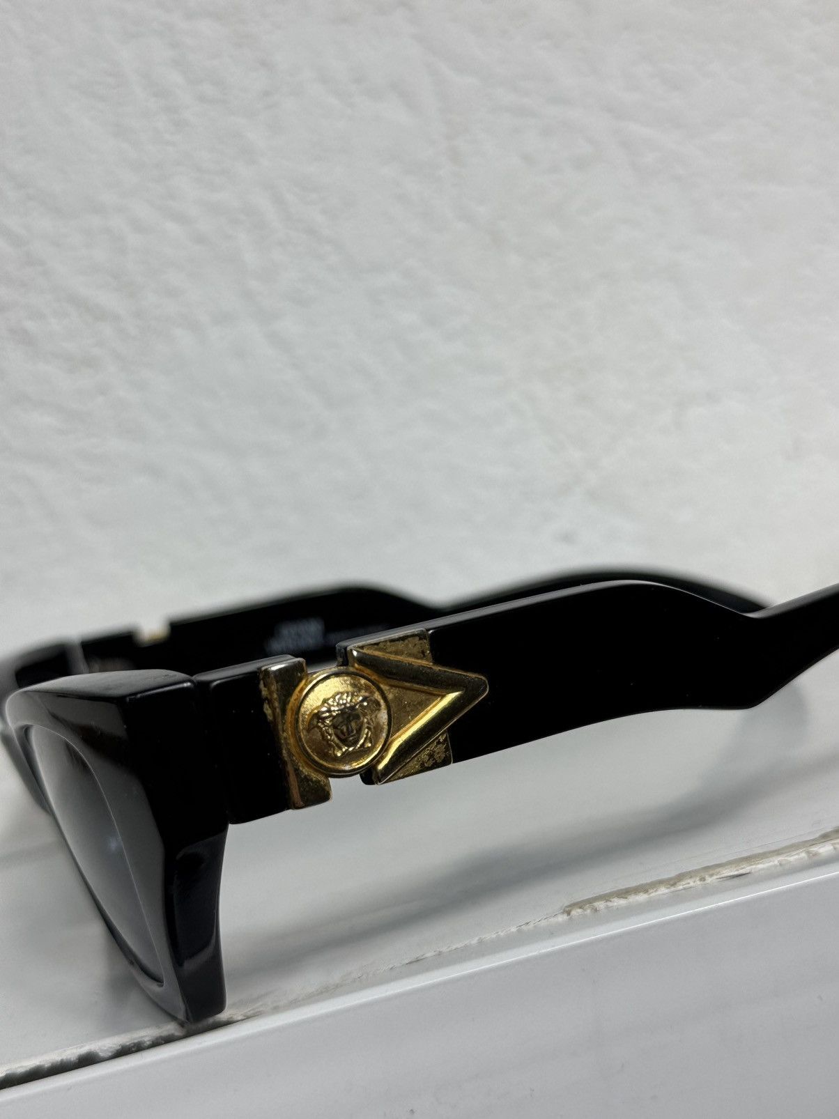 Versace Gianni Versace Black Sun Glasses Size ONE SIZE - 3 Thumbnail