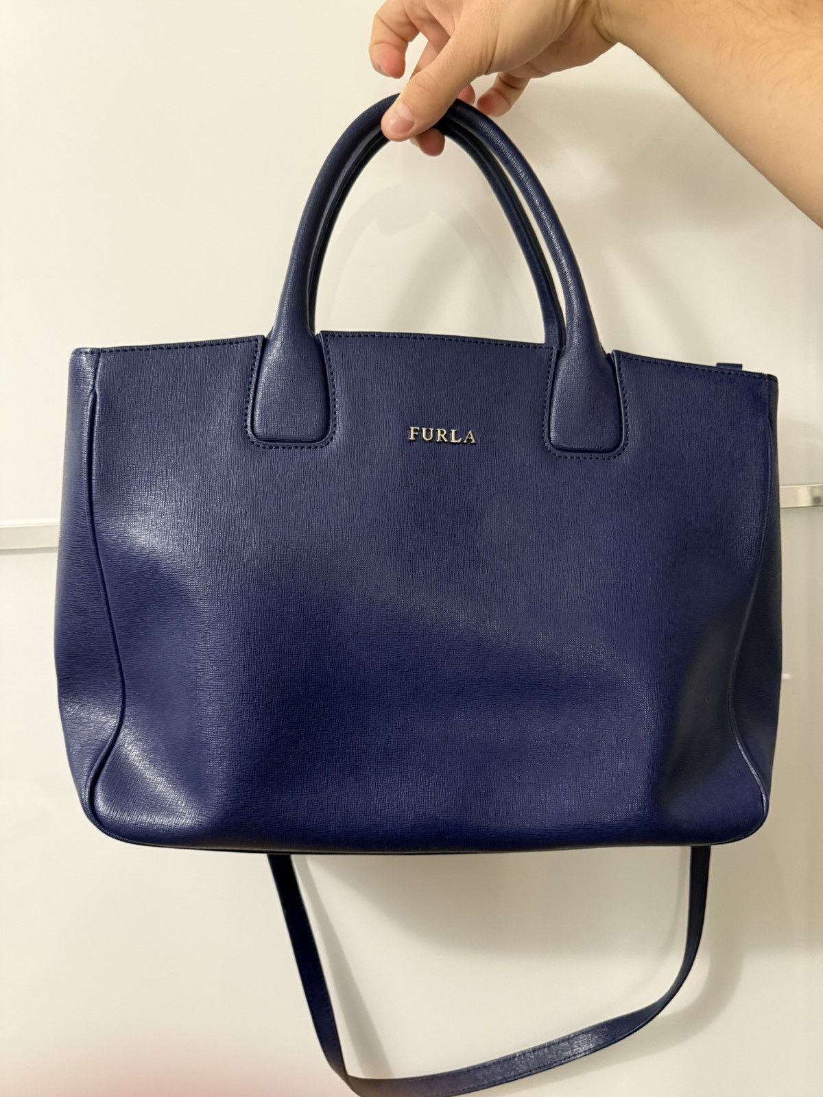 Furla Furla blue Leather Handbag Size ONE SIZE - 1 Thumbnail