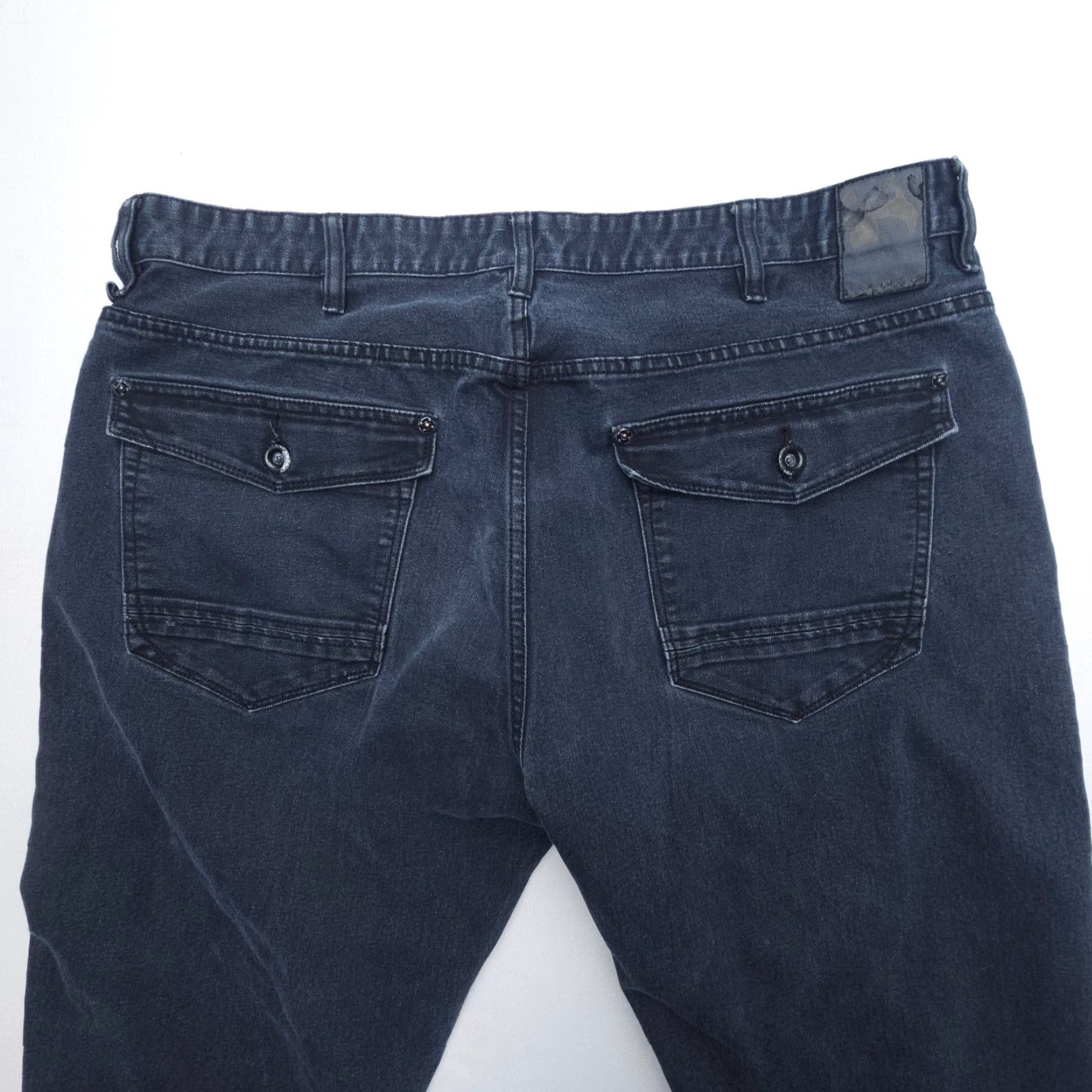 Sean John Sean John Hamilton Classic Relaxed Jeans Mens 42 x 32 Black Denim 5-Pocket Straight尺/Comfort Size US 42 / EU 58 - 3 Thumbnail