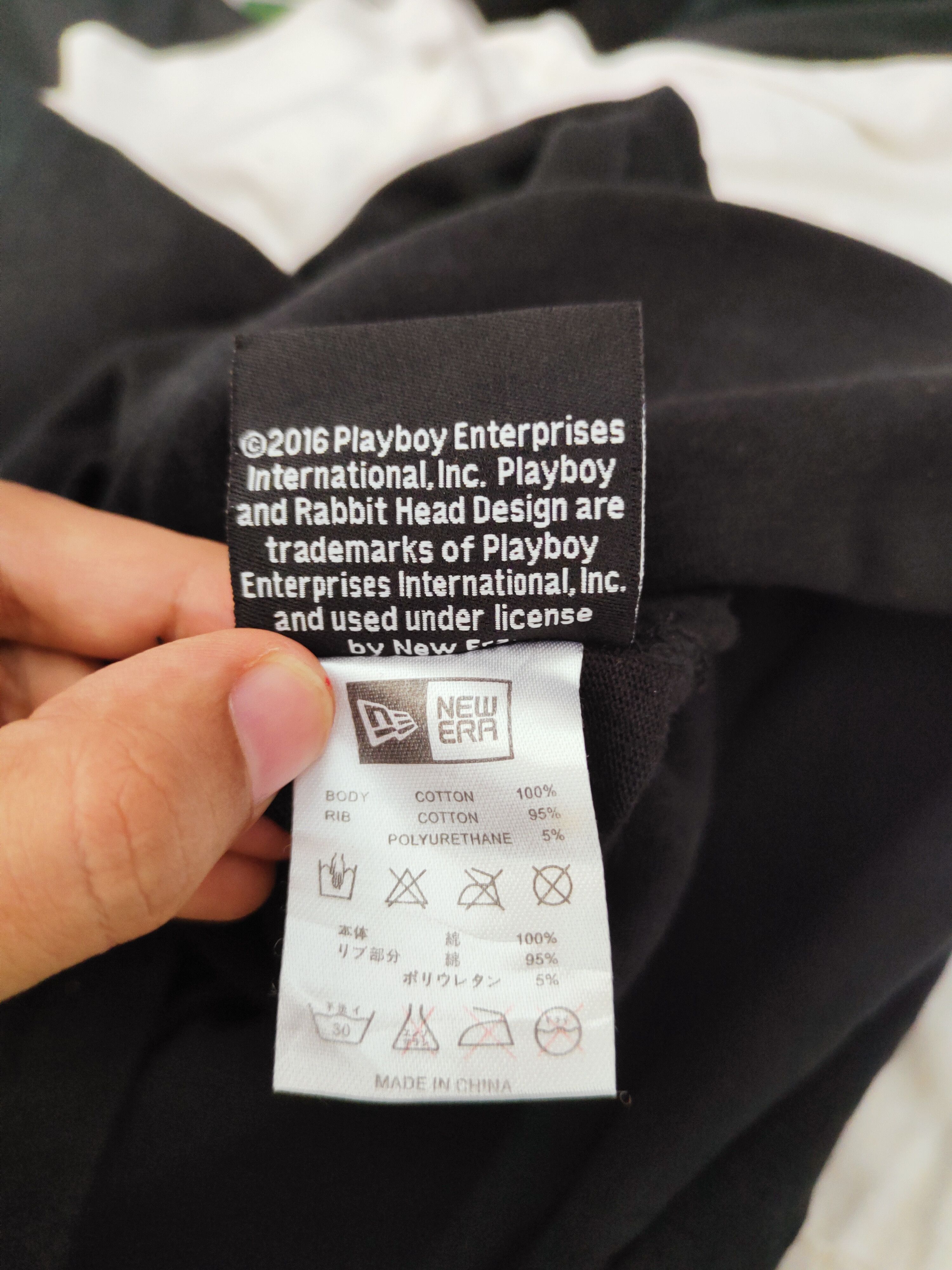 Playboy New Era Black Playboy Short Sleeve T-shirts #W414 Size US L / EU 52-54 / 3 - 12 Thumbnail