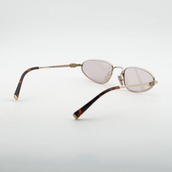Miu Miu Miu Miu MUA52S ZVN4I0 Sunglasses Gold Cat Eye Frame, Pink Size ONE SIZE - 9 Thumbnail