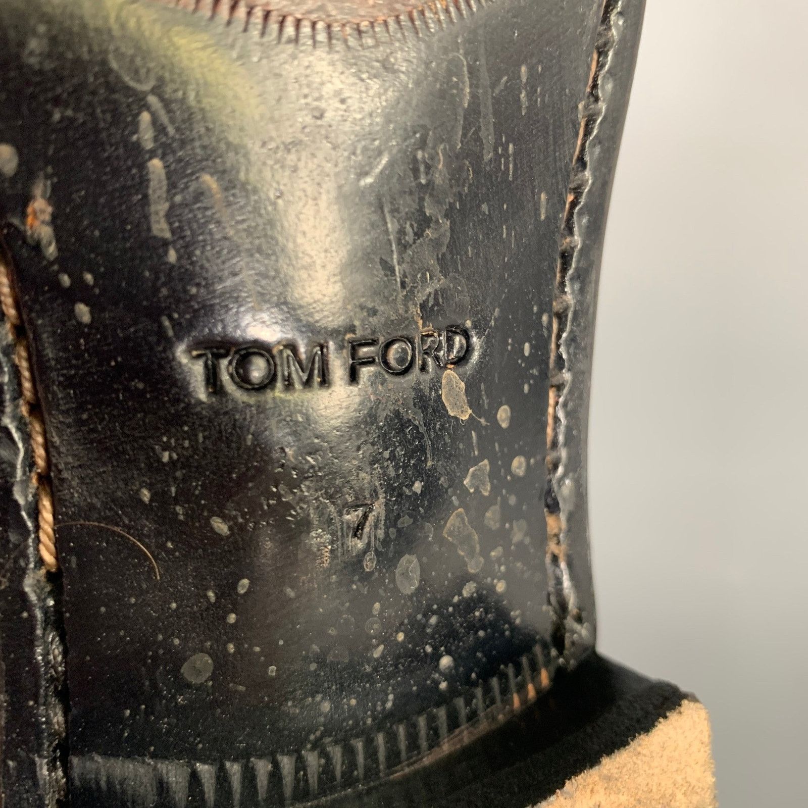 Tom Ford TOM FORD Size 7 Silver Metallic Leather Boots Size US 7 / EU 40 - 7 Thumbnail