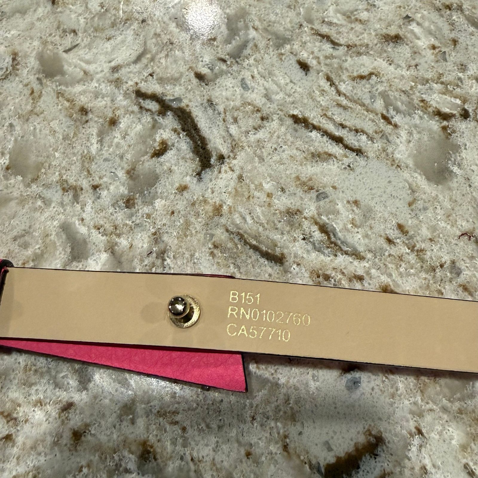 Kate Spade Kate Spade Women’s Hot Pink Leather Bow Belt Size L Size ONE SIZE - 5 Thumbnail