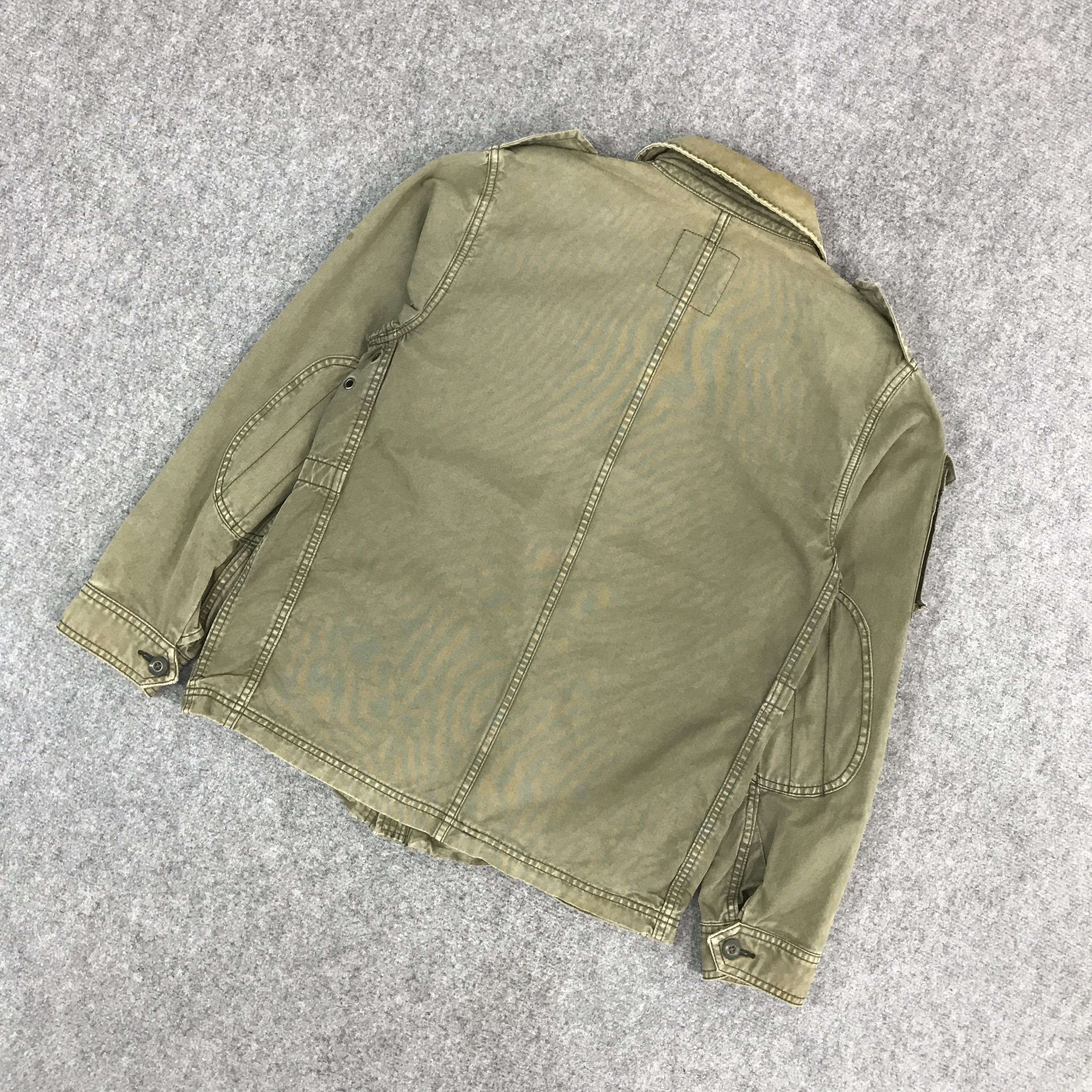 Japanese Brand BACK NUMBER ARMY STYLE FADED JACKET Size US S / EU 44-46 / 1 - 6 Thumbnail