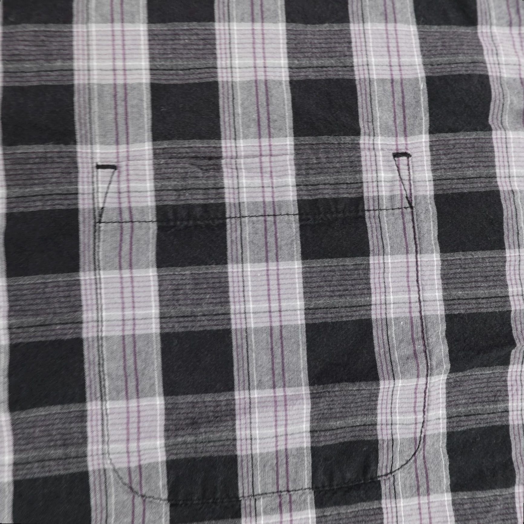 Prana PrAna Shirt Mens XL Button Up Plaid Organic Cotton Hiking Black Gray Size US XXL / EU 58 / 5 - 3 Thumbnail