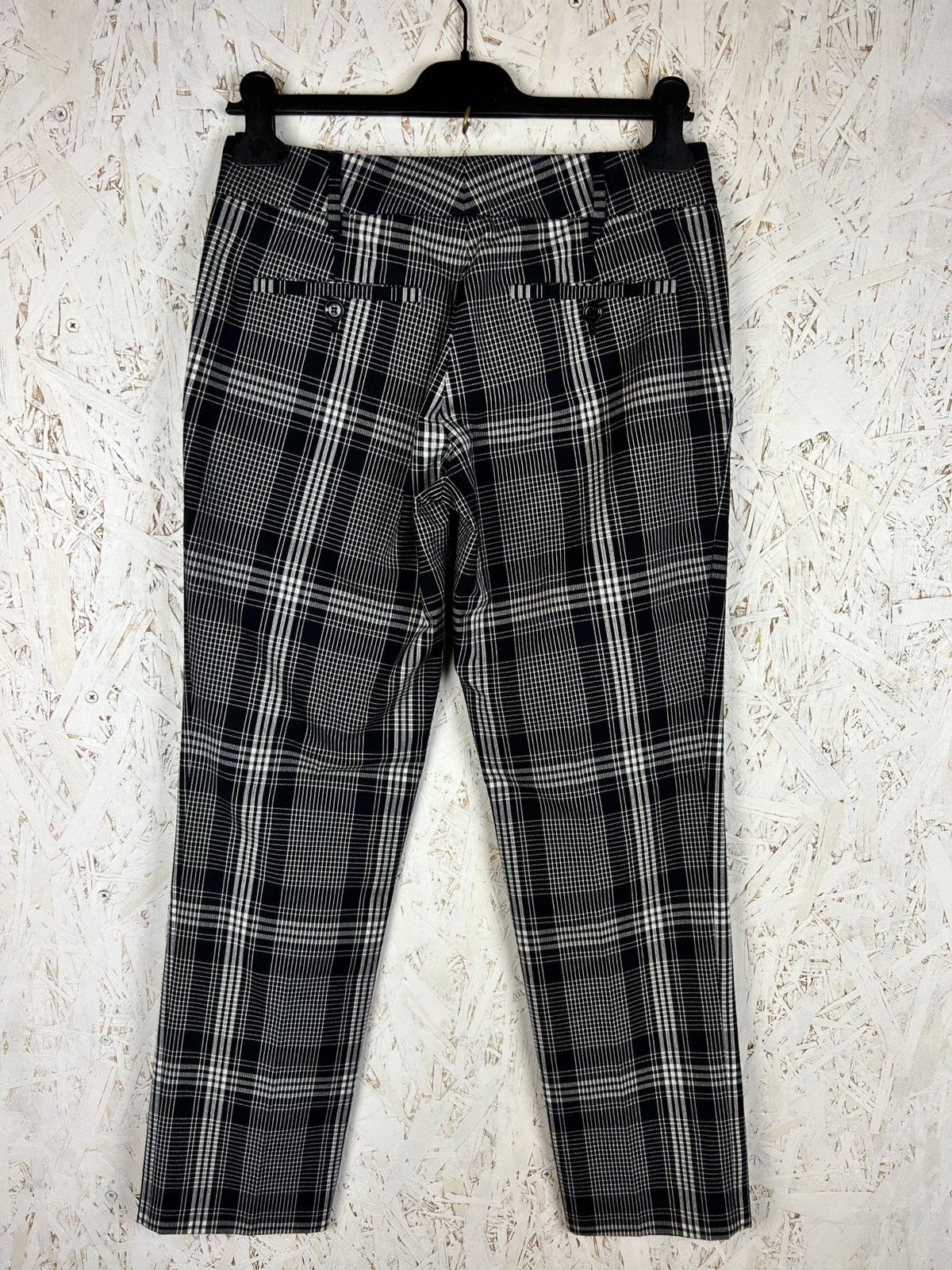 Gucci Vintage Gucci Plaid Checketed Striped Trousers 2007 Grey 38 Size 26" / US 2 / IT 38 - 8 Thumbnail