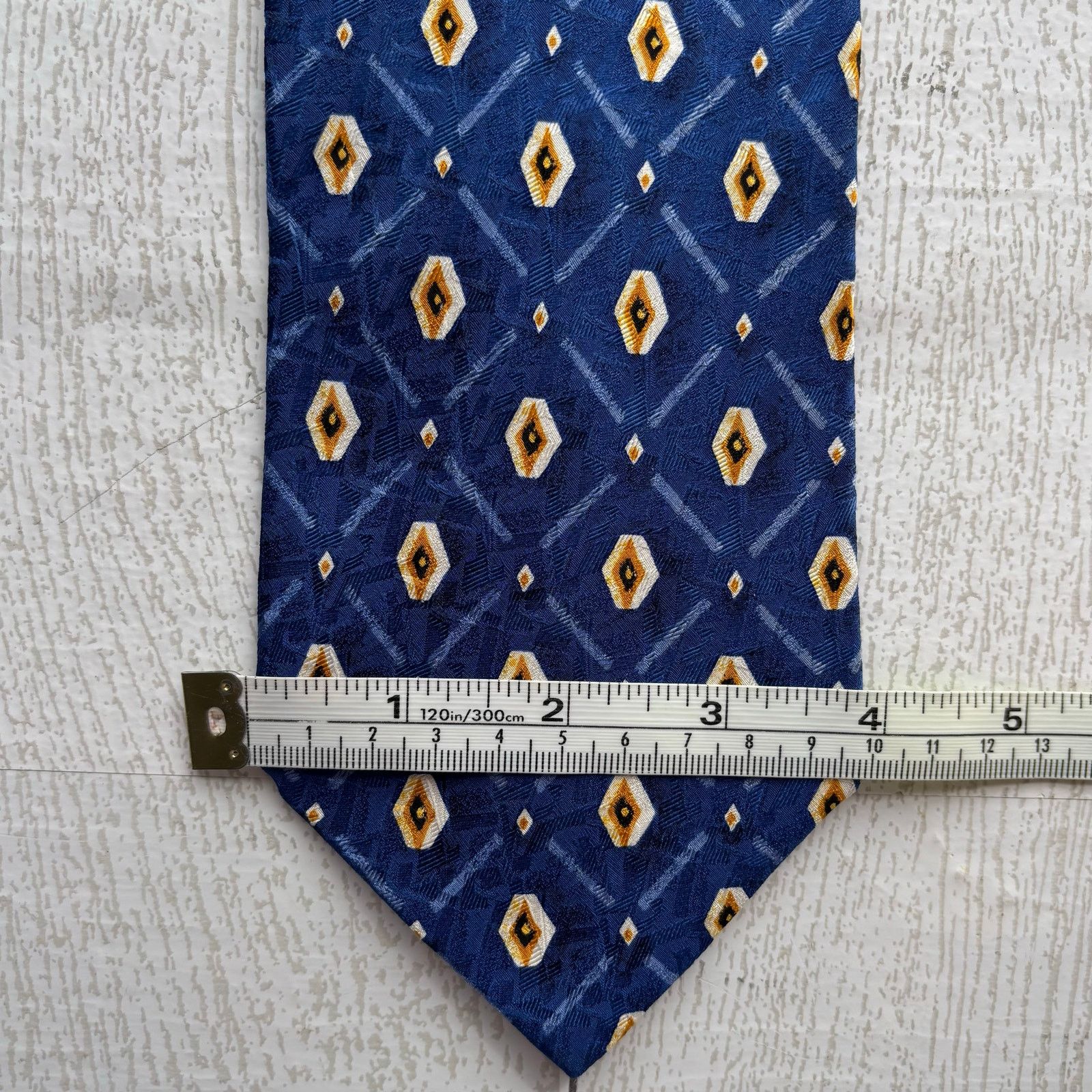 Other Executive Silks Blue Diamond Silk Tie Size ONE SIZE - 8 Thumbnail