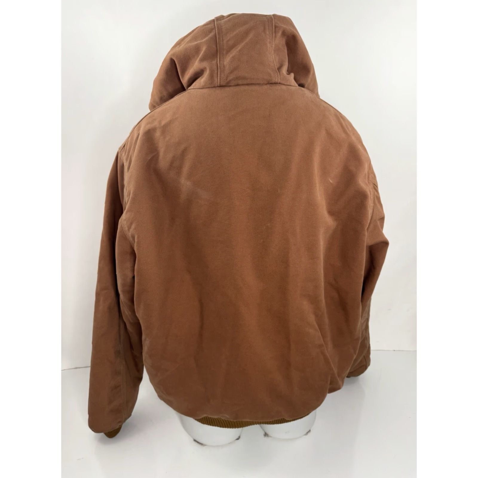 Carhartt Carhartt - 376-51 Hooded Zip Jacket Mens L Brown Distressed Jacket for Rental Only Label Zip Full Zip Hooded Mens L Brown Jacket Size US L / EU 52-54 / 3 - 6 Thumbnail