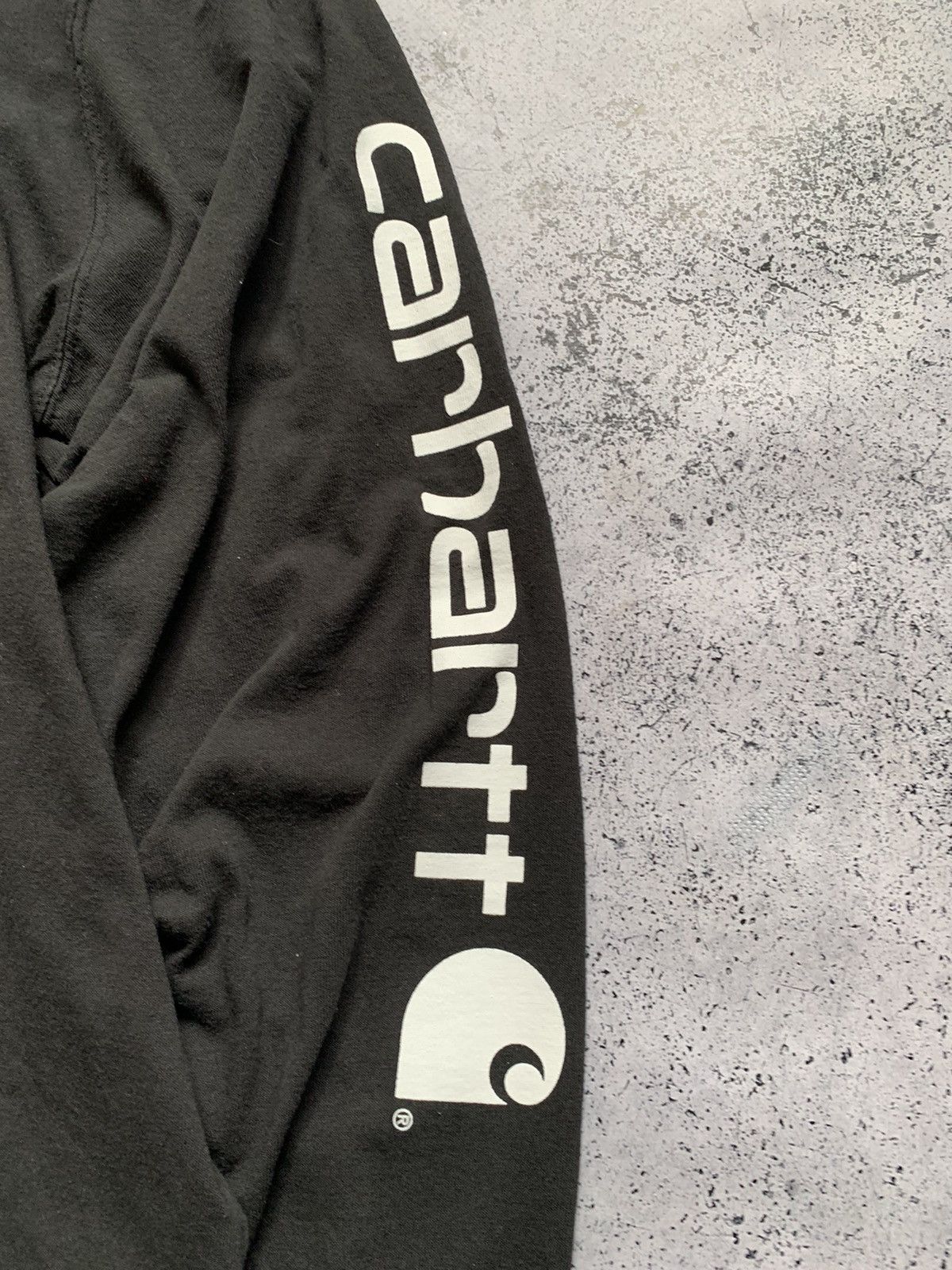 Carhartt × Vintage Vintage Carhartt Spell Out Longsleeve Big Logo Y2K USA Size US XL / EU 56 / 4 - 2 Thumbnail