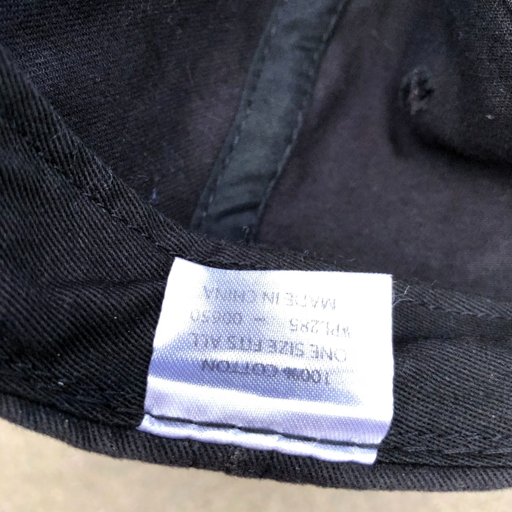 Delta VINTAGE Delta Airlines Hat Men One Size Black Adjustable Cap Size ONE SIZE - 7 Thumbnail