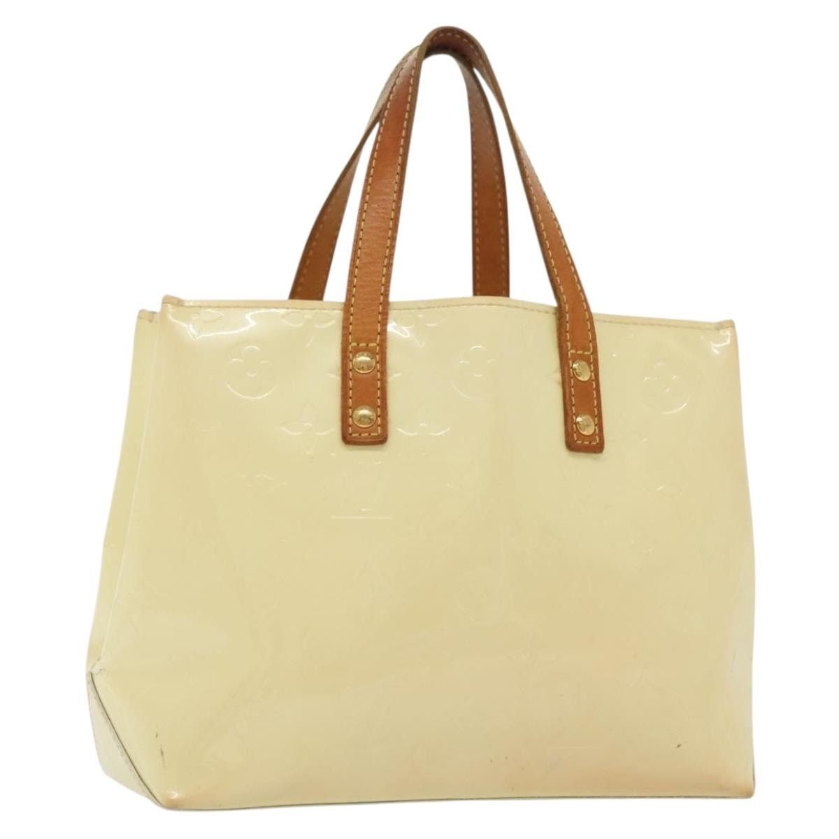 Louis Vuitton LOUIS VUITTON Monogram Vernis Reade PM Hand Bag Perle M91336 Size ONE SIZE - 1 Thumbnail