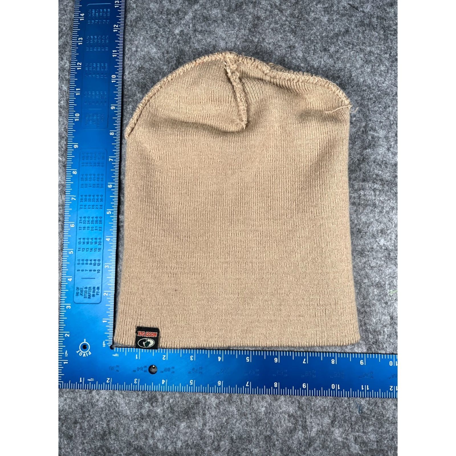 Vintage Mossy Oak Beanie Toque Mens One Size Beige Knit 100% Acrylic Hunt Fish Camp Hat/Cap Beanie Mens One Size Beige Mossy Oak Size ONE SIZE - 5 Thumbnail