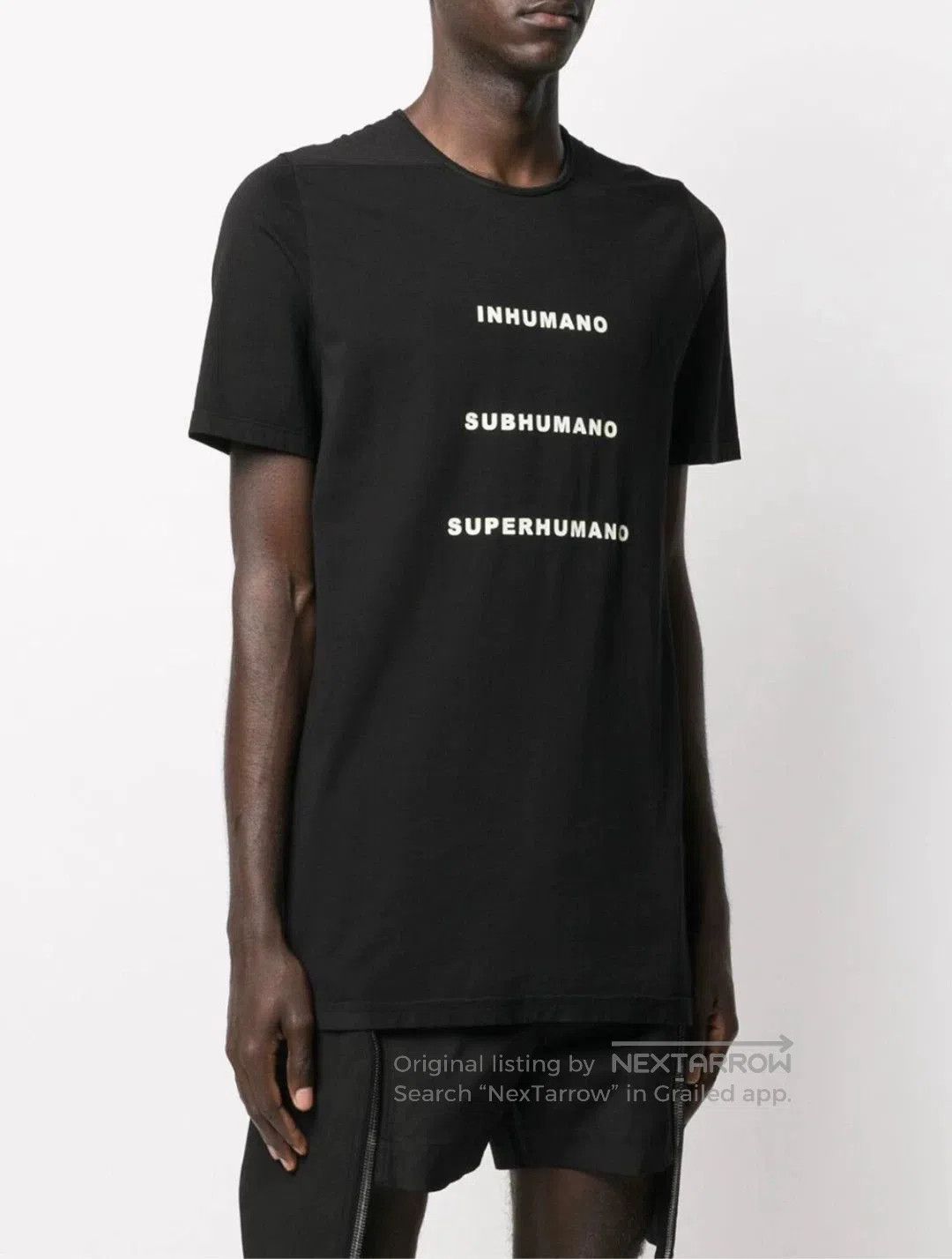 Rick Owens Rick Owens Black Short Sleeve T. Size US S / EU 44-46 / 1 - 6 Thumbnail