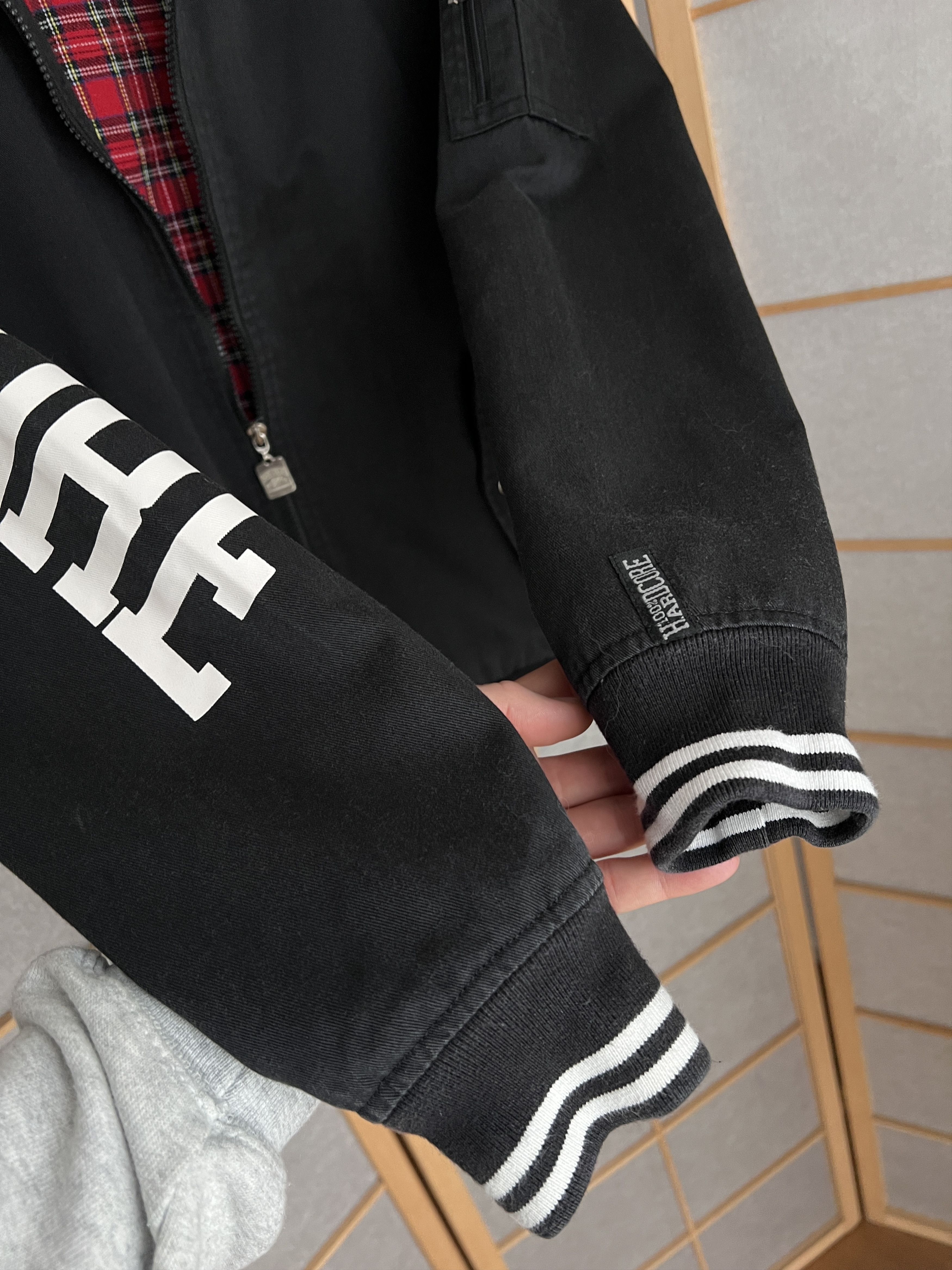 Thunderdome CRAZY Hardcore True VTG 00s bomber jacket plaid pitbull PUNK Size US M / EU 48-50 / 2 - 15 Thumbnail