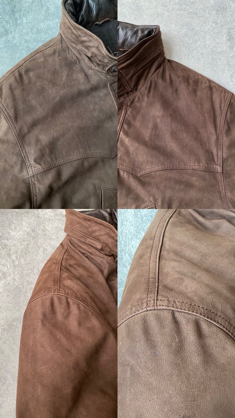 Yves Saint Laurent Vintage Yves Saint Laurent Leather Hunting Suede Jacket Size US XL / EU 56 / 4 - 17 Thumbnail