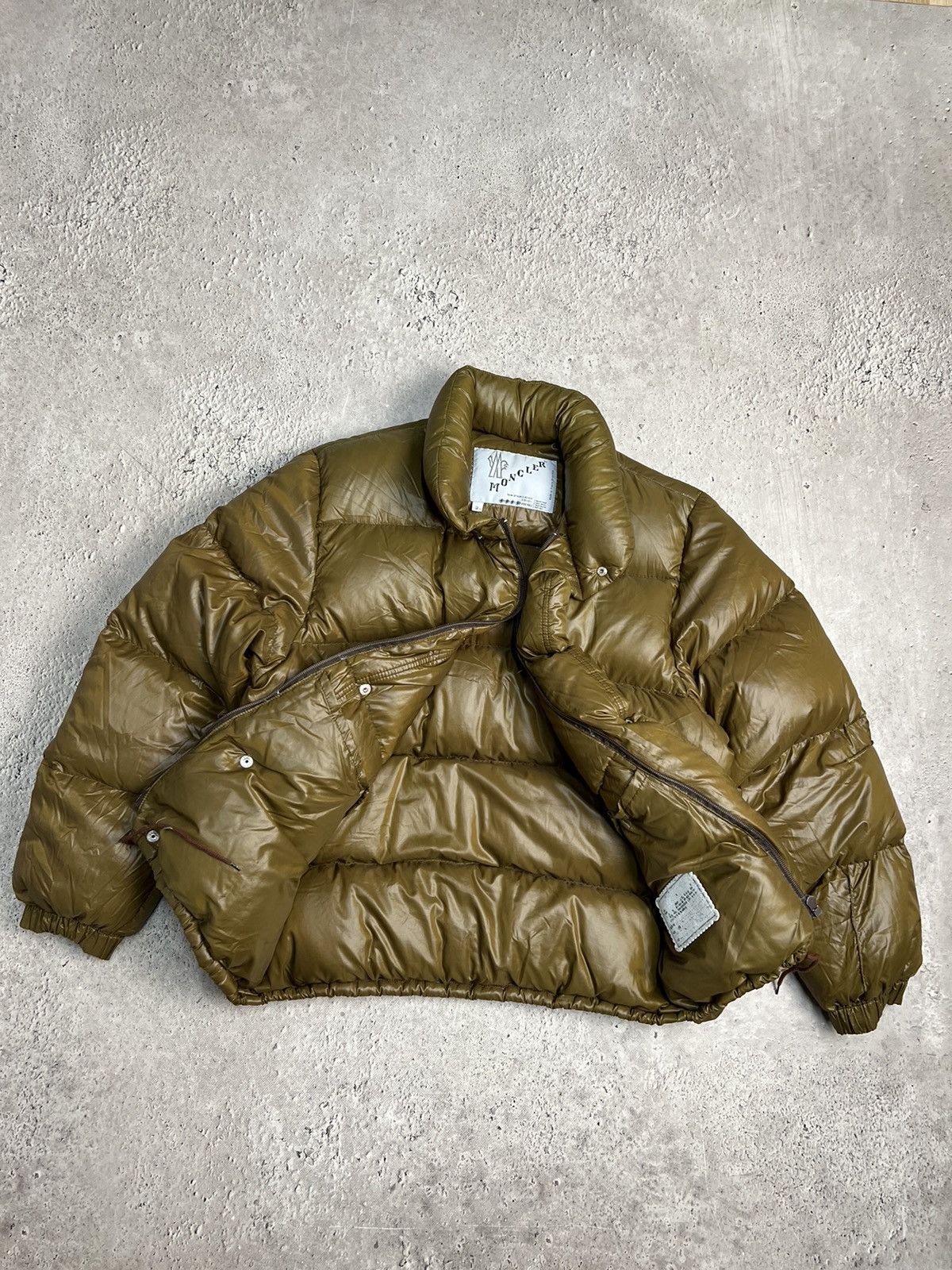 image of Vintage Y2K Moncler Grenoble Down Jacket Nylon in Brown, Men's (Size Large)