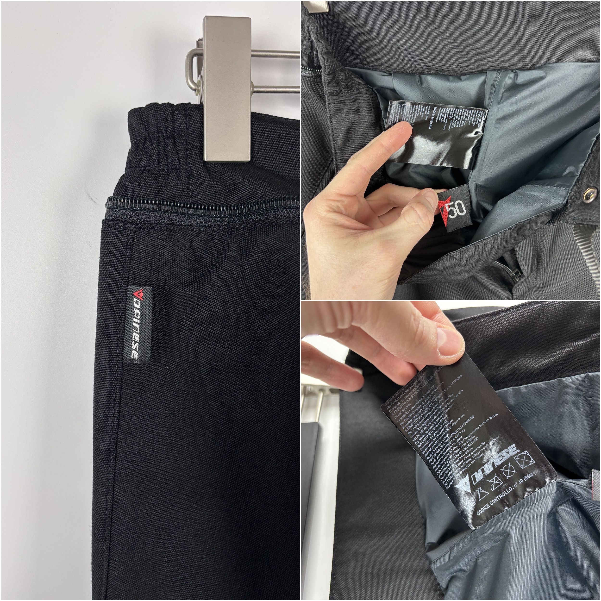 Dainese Dainese 2 Piece Motorcycle Suit Jacket & Trousers Black 50 Size US M / EU 48-50 / 2 - 11 Thumbnail