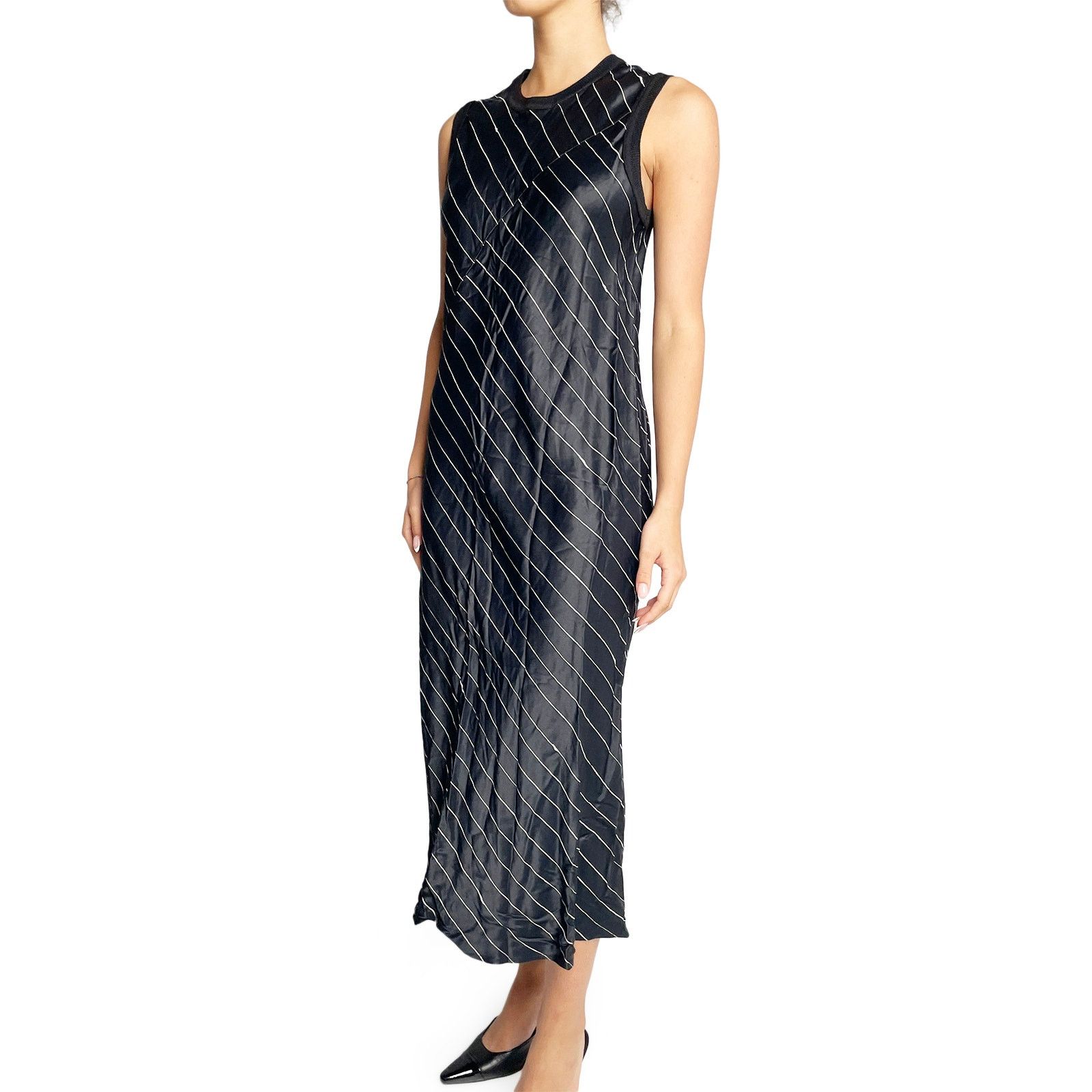 DKNY Navy pinstripe dress Size S / US 4 / IT 40 - 2 Thumbnail