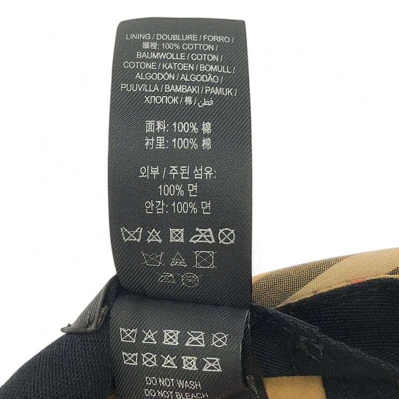Burberry Burberry - M Nova Check Baseball Cap Brown Vintage Size ONE SIZE - 5 Thumbnail