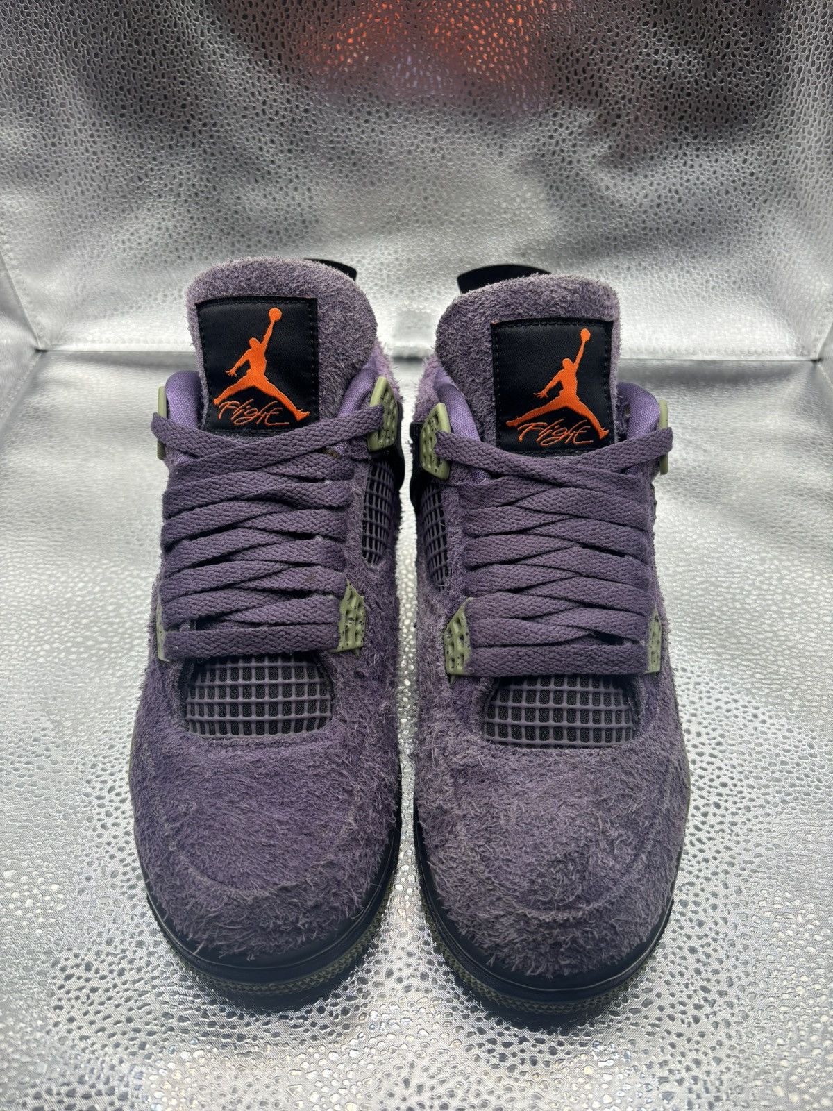 Jordan Brand Air Jordan 4 purple canyon Size US 6.5 / IT 36.5 - 2 Thumbnail
