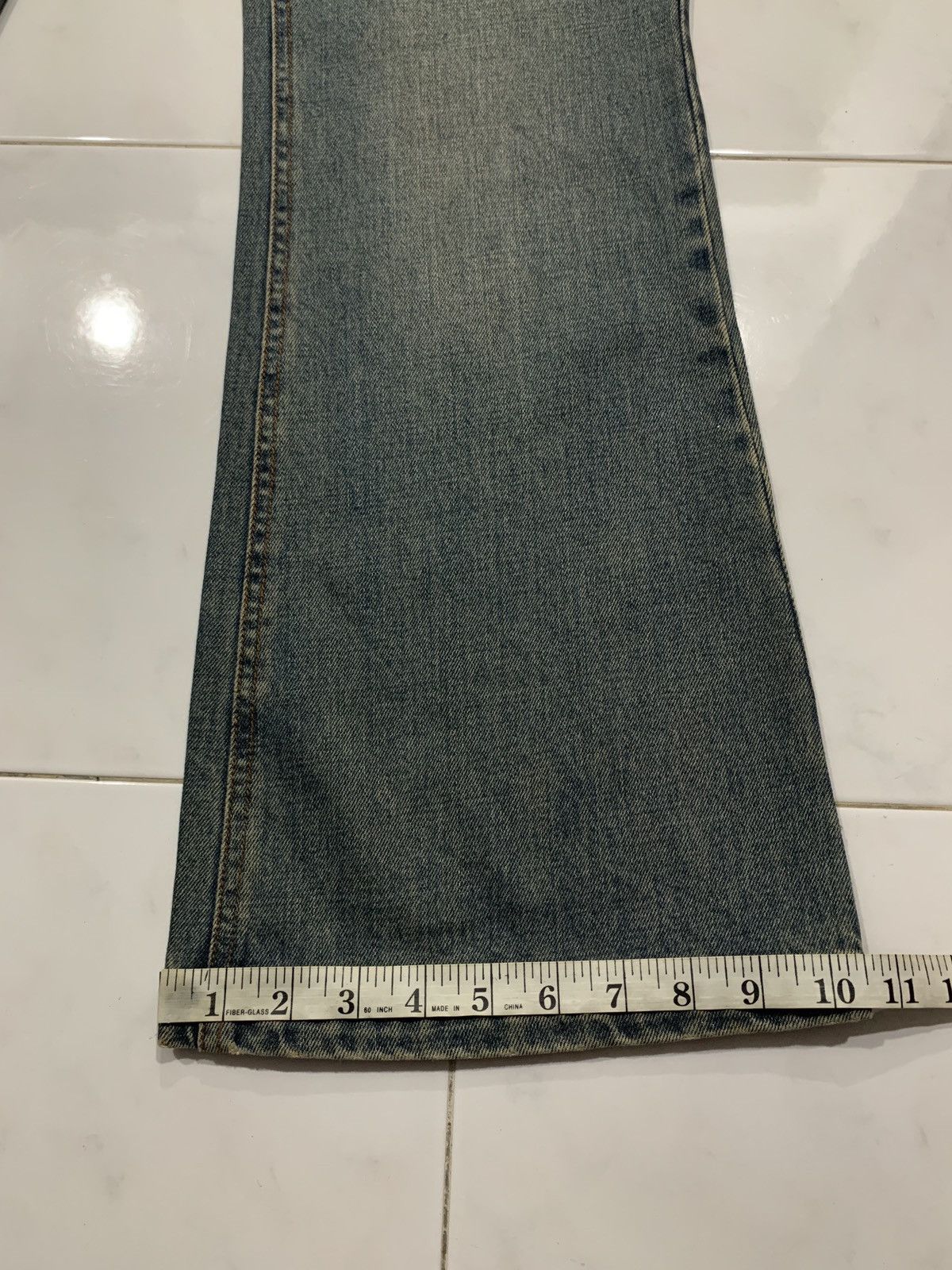 Japanese Brand Vice Dyne Glamorous Style Flared Jeans Size US 30 / EU 46 - 19 Thumbnail