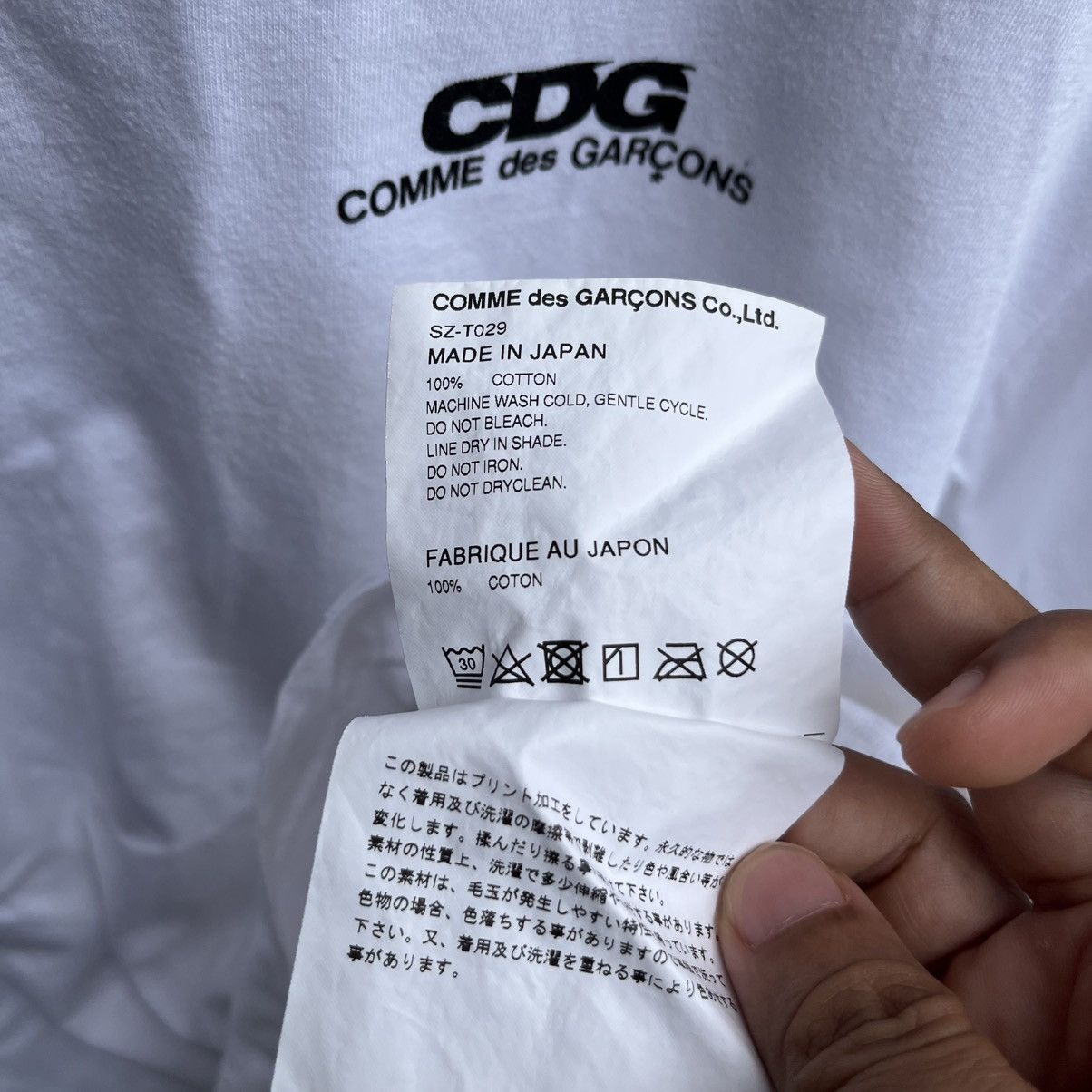 Comme des Garcons COMME DES GARCONS small logo tee Size US M / EU 48-50 / 2 - 4 Thumbnail
