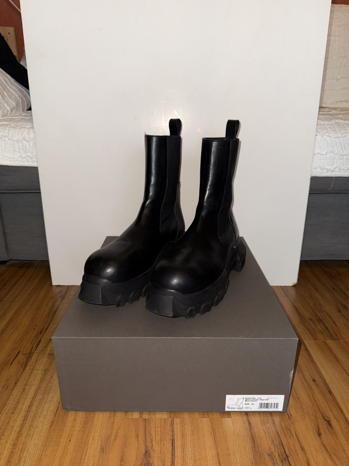 Rick Owens Tractor Bozo Boots | Grailed