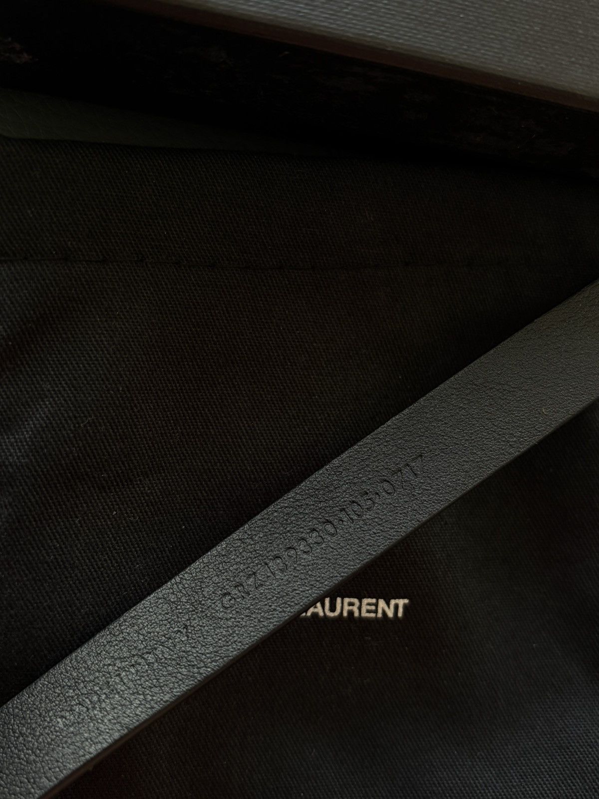 Saint Laurent Paris Saint Laurent Super Skinny Leather Vintage Belt Brand New Size 36 - 15 Thumbnail