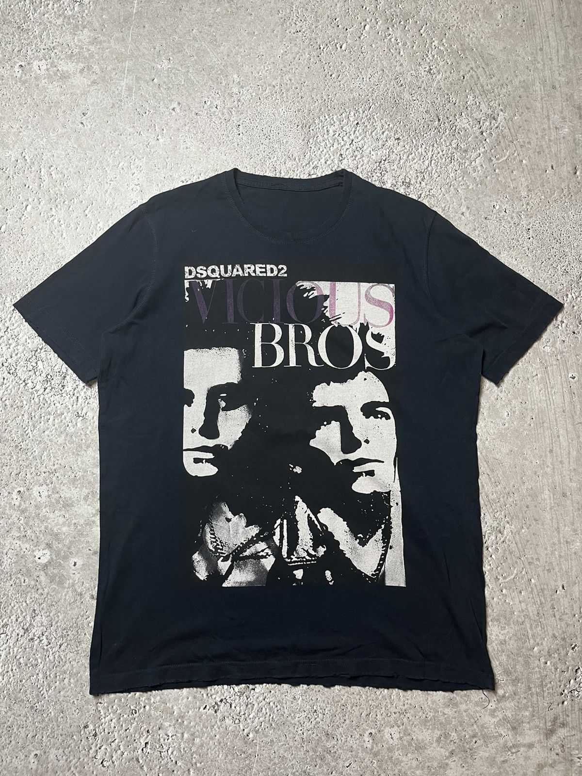 Dsquared2 Dsquared2 Vicious Bros distressed t shirt tee Size US L / EU 52-54 / 3 - 1 Thumbnail
