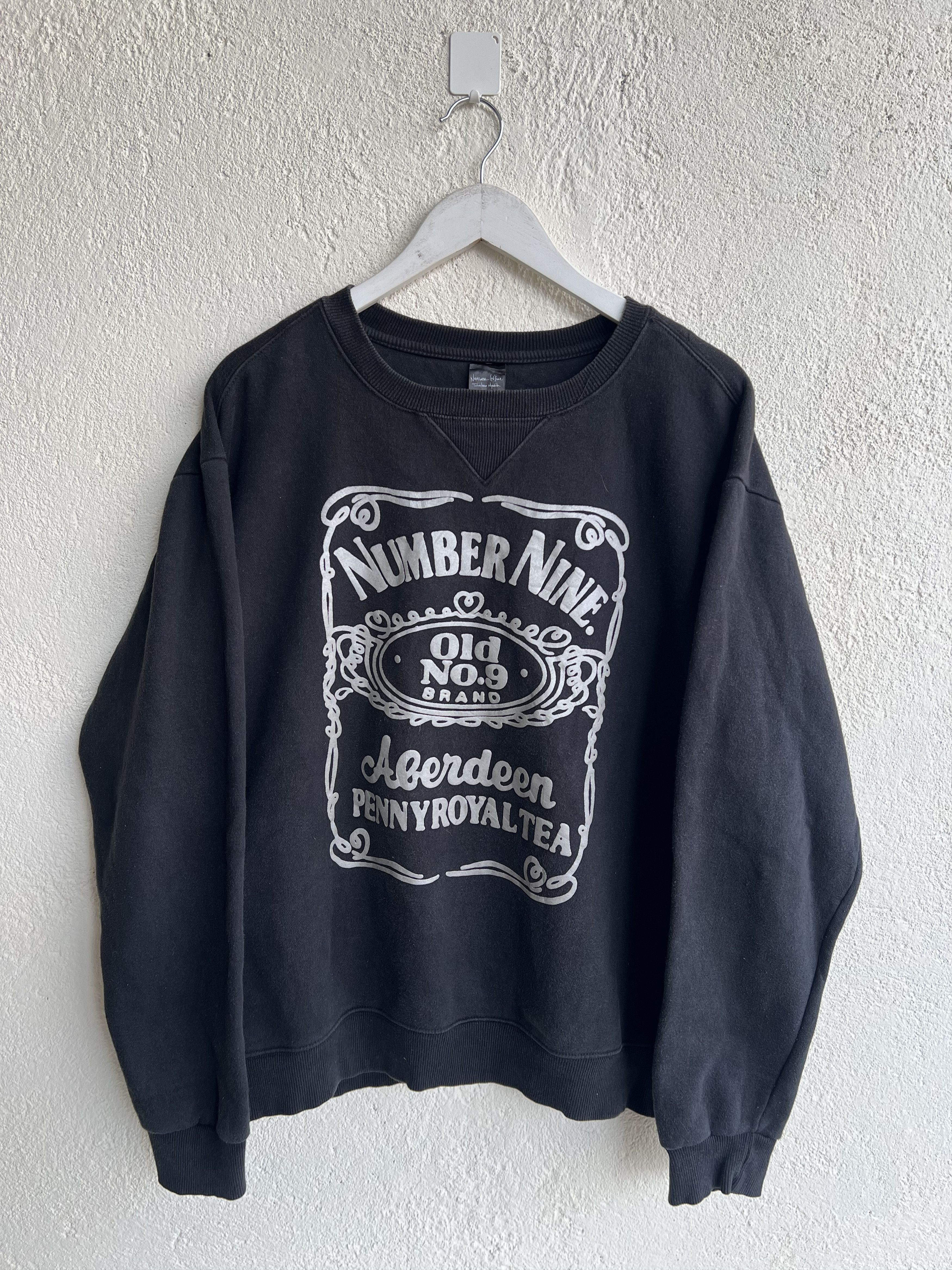 Number (N)ine number nine EMBLEM PIGMENT HOODIE | Grailed