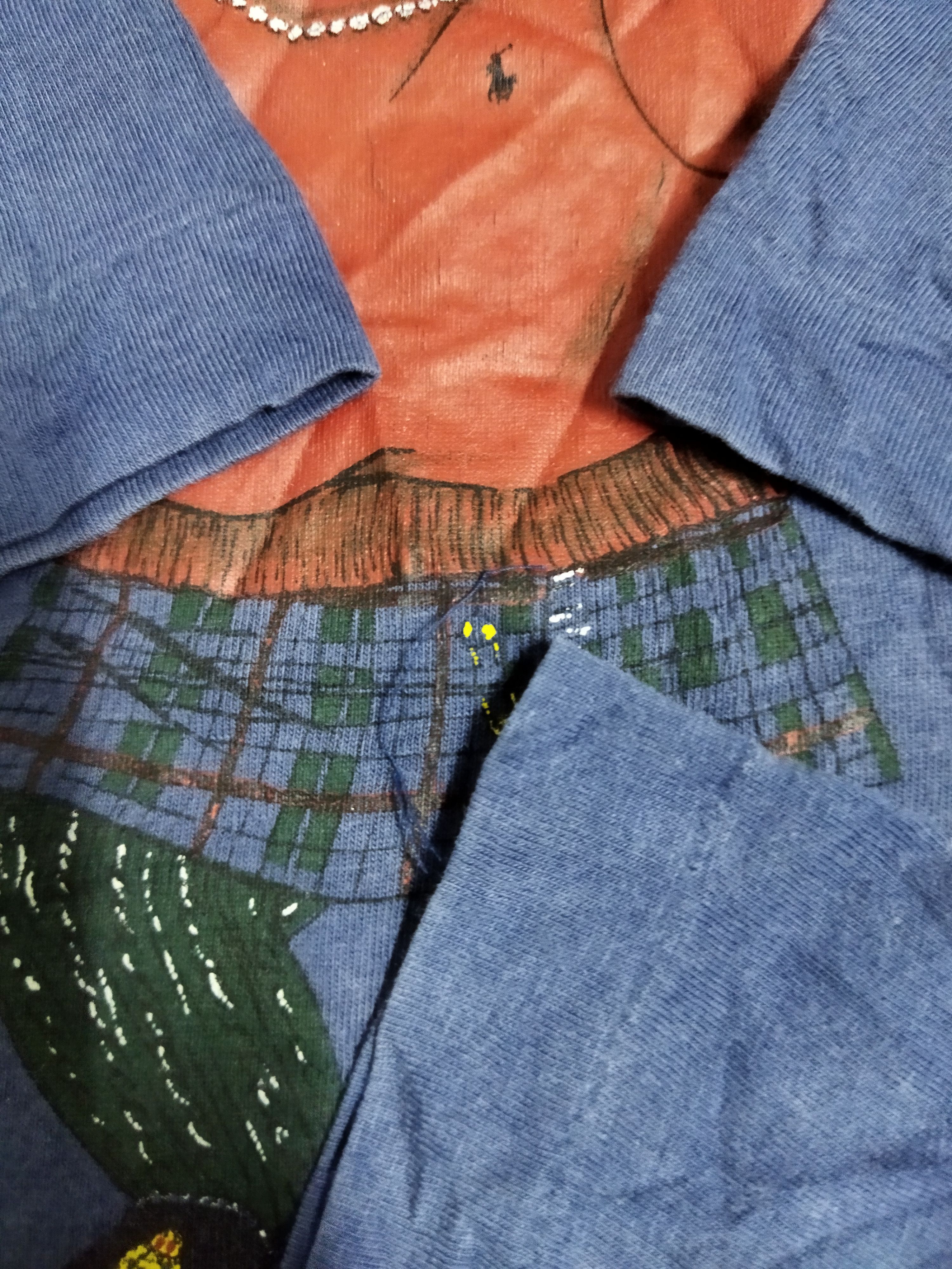 Polo Ralph Lauren × Vintage Vintage Polo Ralph Lauren Grandma Polo Bear Tee Size US L / EU 52-54 / 3 - 3 Thumbnail
