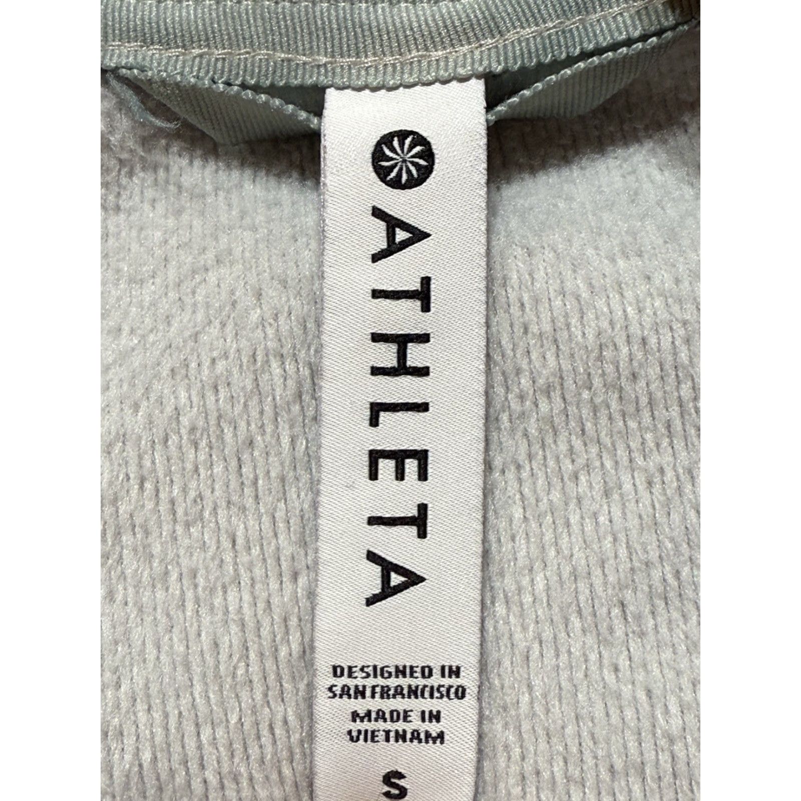 Athleta Athleta Hoodie Pullover S Gray Blue Quarter Zip Soft Thumb Hole Womens | Activewear | Athletic Fit | Regular Size Gray Size S / US 4 / IT 40 - 4 Thumbnail