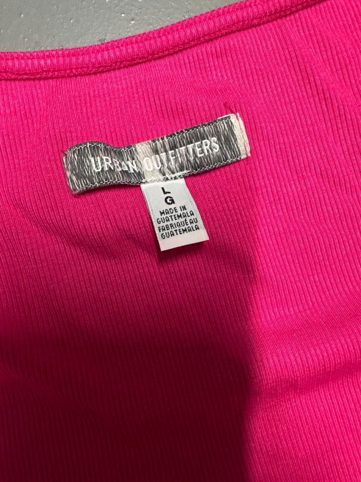 Urban Outfitters Urban Outfitters Women's Pink Ribbed Top - New with Tags Size L / US 10 / IT 46 - 4 Thumbnail