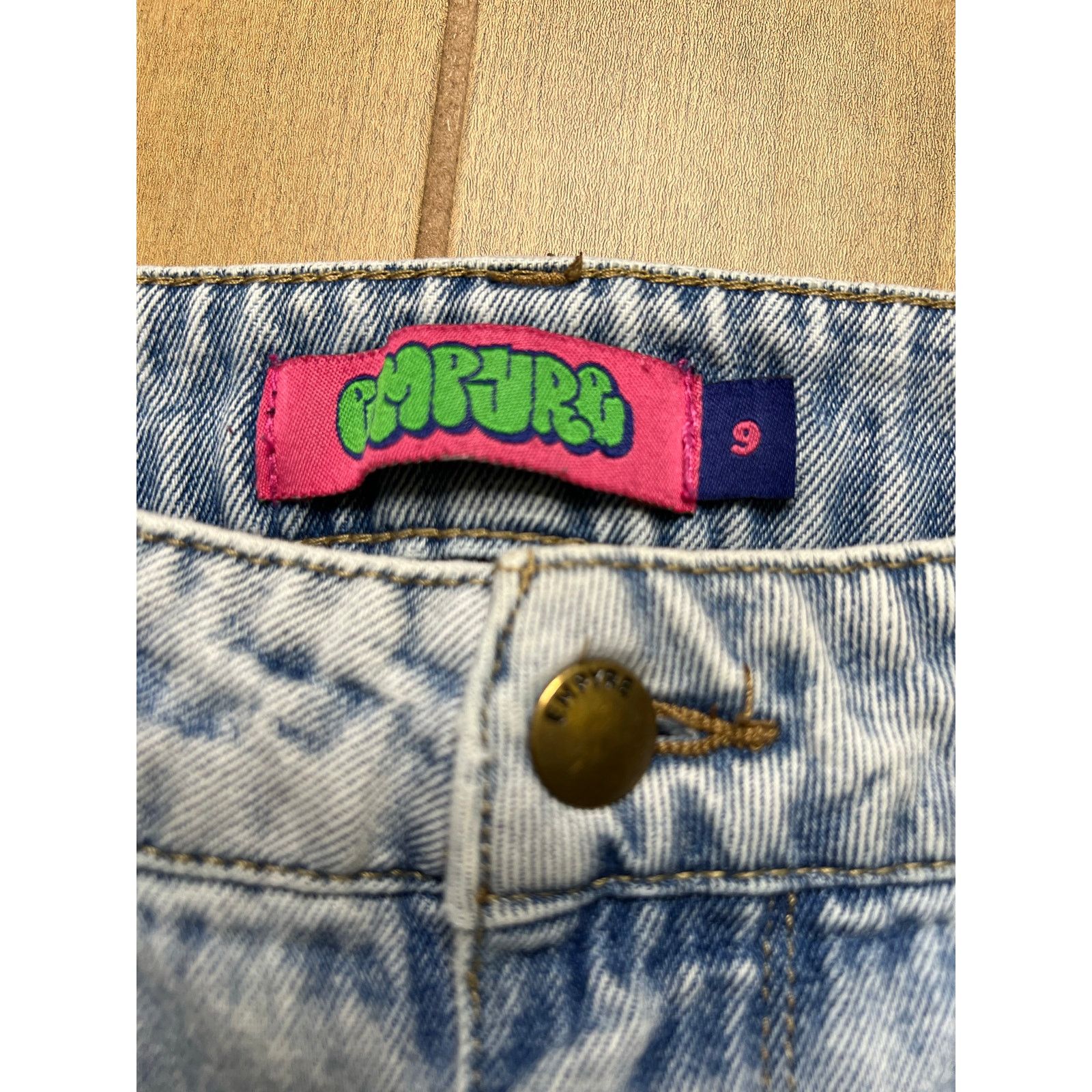 Empyre Empyre Carpenter Jeans Womens Sz 9 Blue Tori High Rise Y2K Size 32" / US 10 / IT 46 - 5 Thumbnail