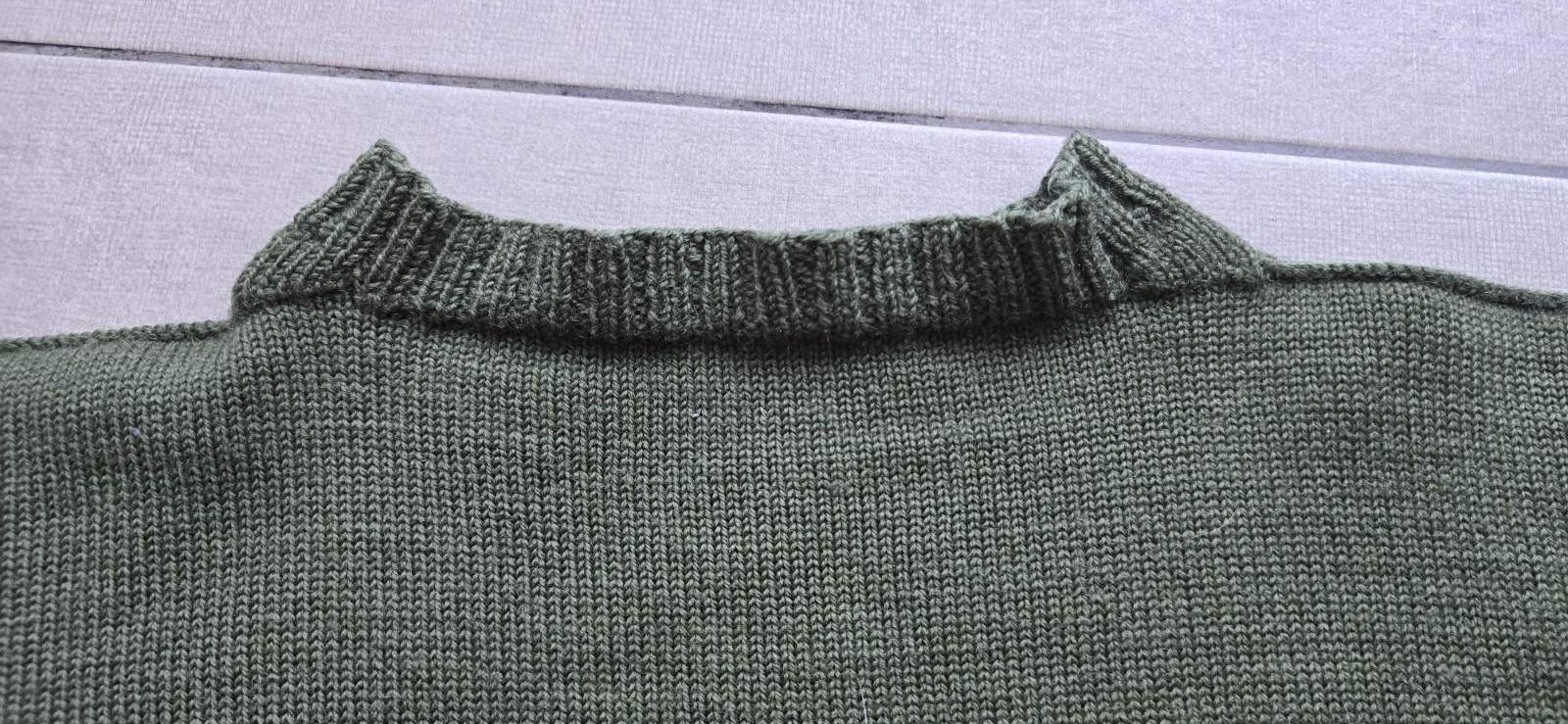 Le Tricoteur Guernsey VTG by LE TRICOTEUR Traditional Guernsey Sweater Green Wool Size US M / EU 48-50 / 2 - 9 Thumbnail