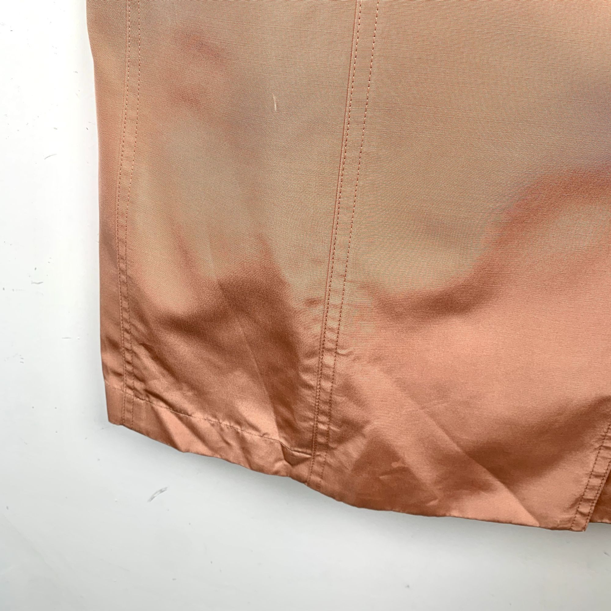 Burberry Burberry Womens Flesh Pink Mulberry Silk Double-Breasted Bel Size XS / US 0-2 / IT 36-38 - 4 Thumbnail